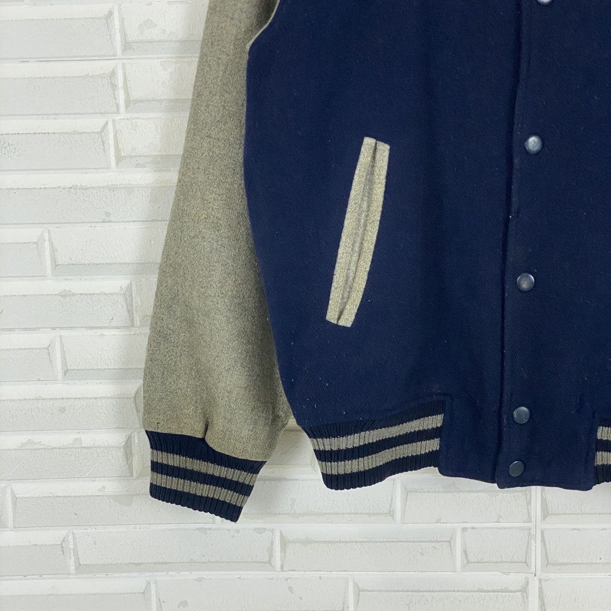 Japanese Brand Japanese Wool Varsity Jacket Size US M / EU 48-50 / 2 - 3 Thumbnail