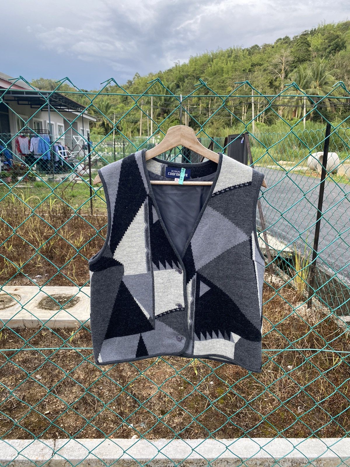 Vintage ⚡️Rare⚡️ Vintage Romache Coordinate Wool Vest Size US M / EU 48-50 / 2 - 2 Thumbnail