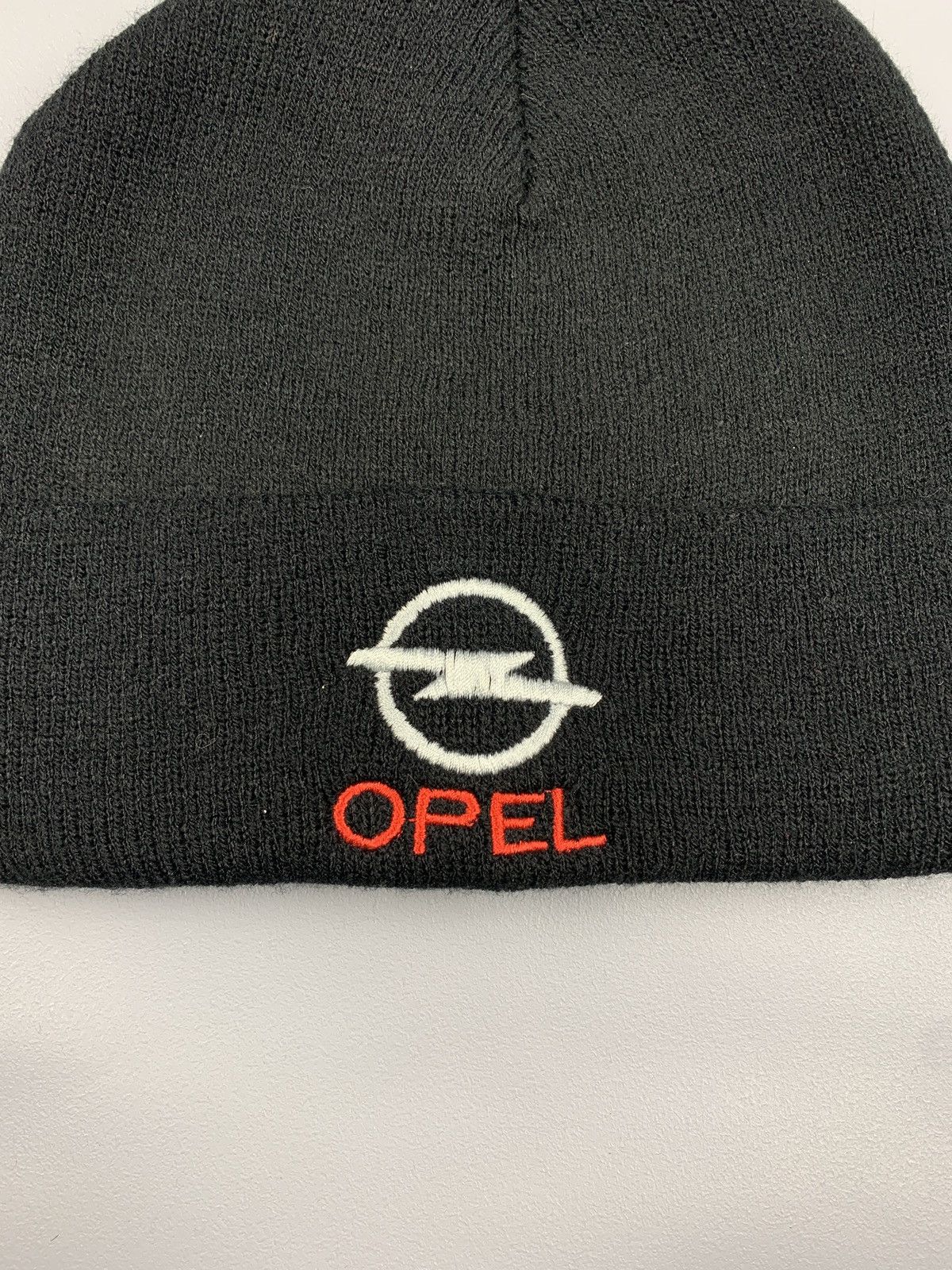 Vintage Vintage Opel Racing Beanie Hat Embroidered Logo Size ONE SIZE - 2 Thumbnail