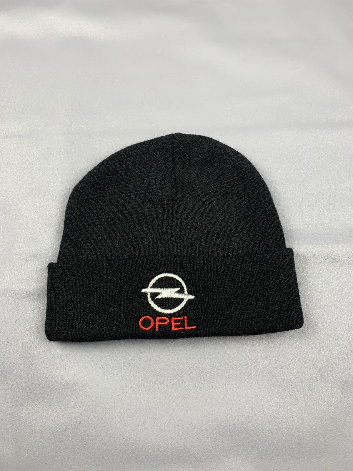 Vintage Vintage Opel Racing Beanie Hat Embroidered Logo Size ONE SIZE - 1 Thumbnail