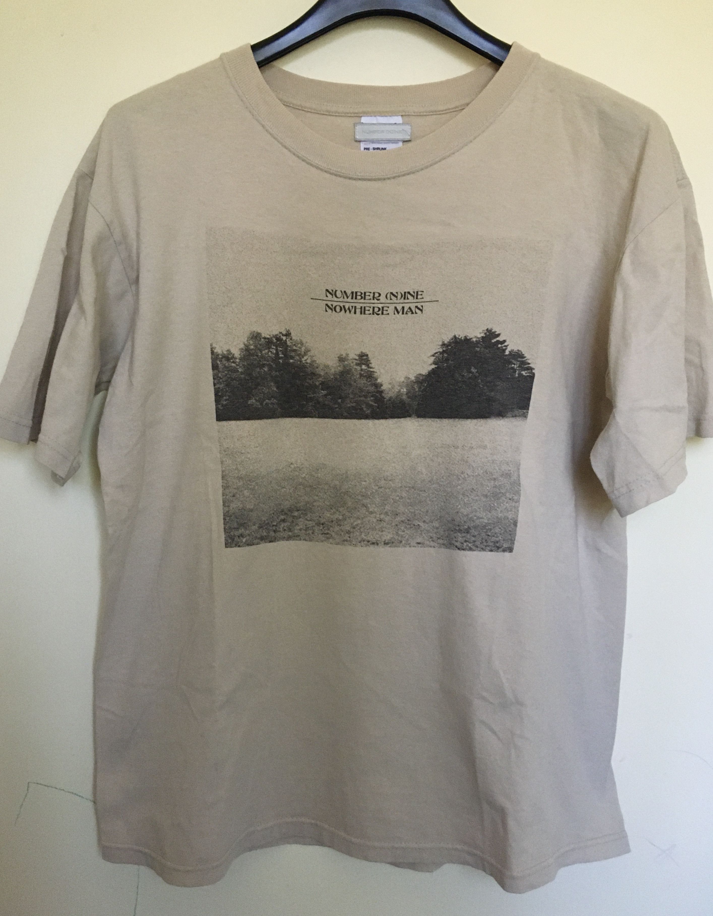 Number (N)ine *rare* Number Nine 2002aw “Nowhere Man” Staff shirt