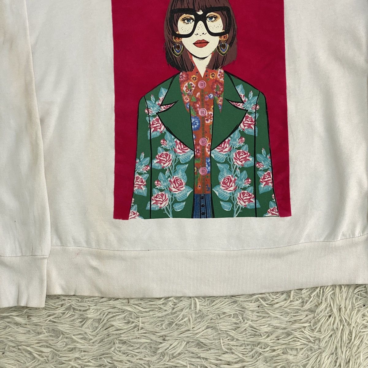 Designer × Zara 🔥LAST PRICE🔥 Zara Designer Printed Sweater Size M / US 6-8 / IT 42-44 - 10 Thumbnail