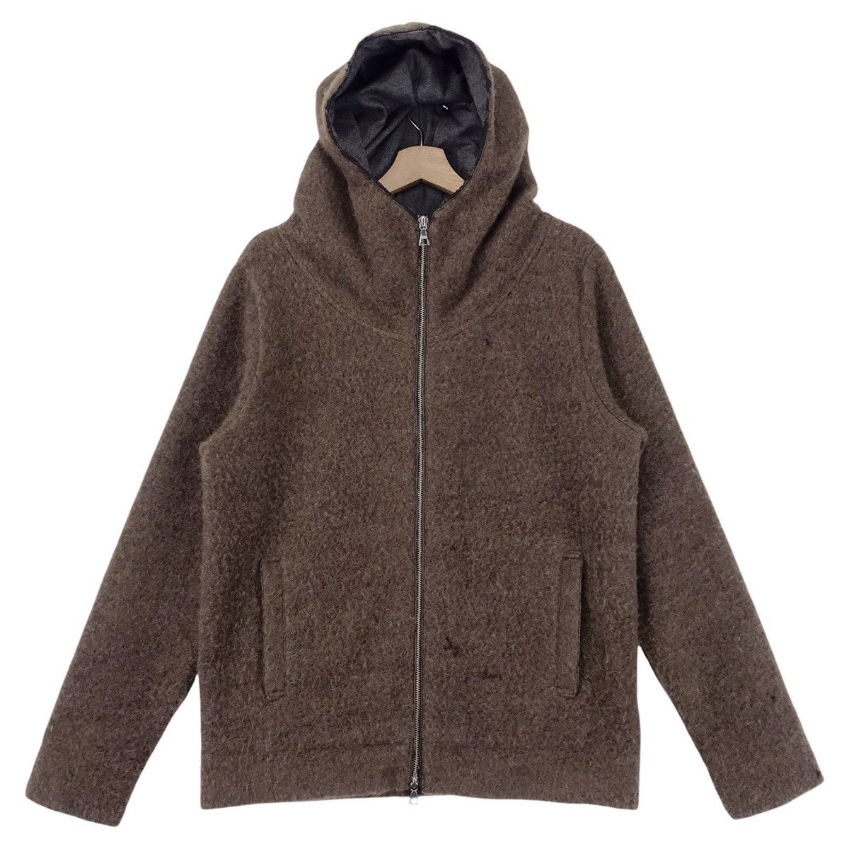 Beams Plus Beams Heart Wool Hoodie Jacket Size US M / EU 48-50 / 2 - 1 Thumbnail