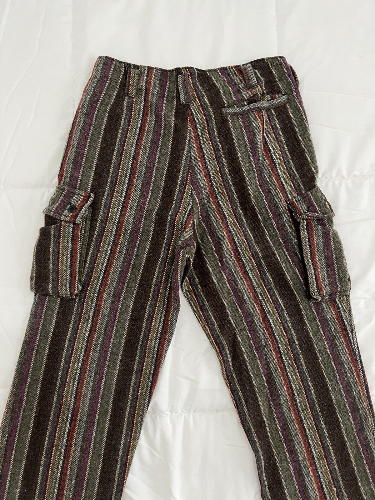 Japanese Brand Japanese Brand Amateur Stripe Cargo Wool Kapital Style Size US 29 - 4 Thumbnail