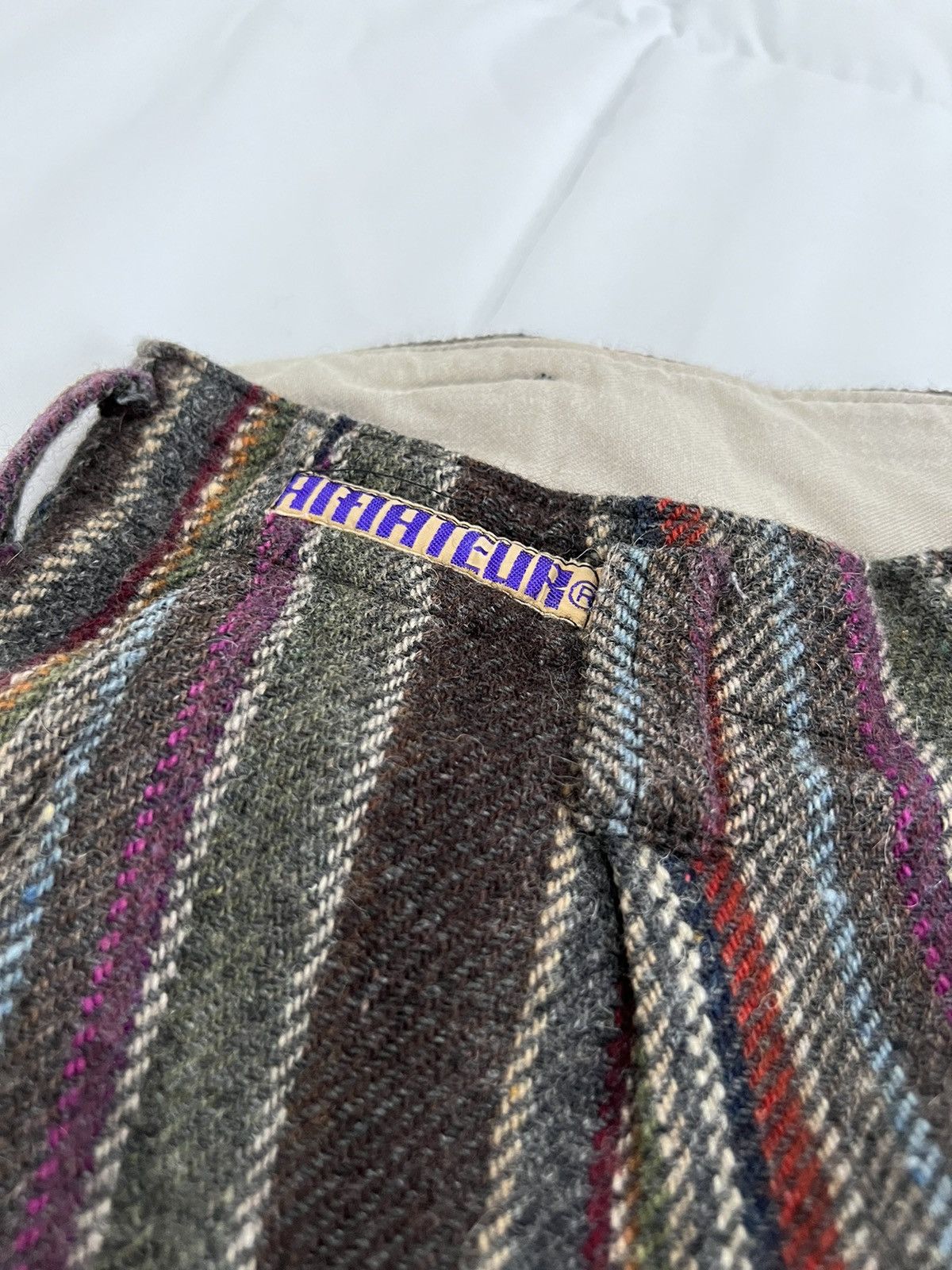 Japanese Brand Japanese Brand Amateur Stripe Cargo Wool Kapital Style Size US 29 - 6 Thumbnail