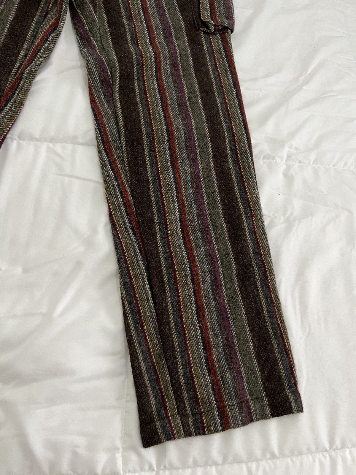 Japanese Brand Japanese Brand Amateur Stripe Cargo Wool Kapital Style Size US 29 - 5 Thumbnail