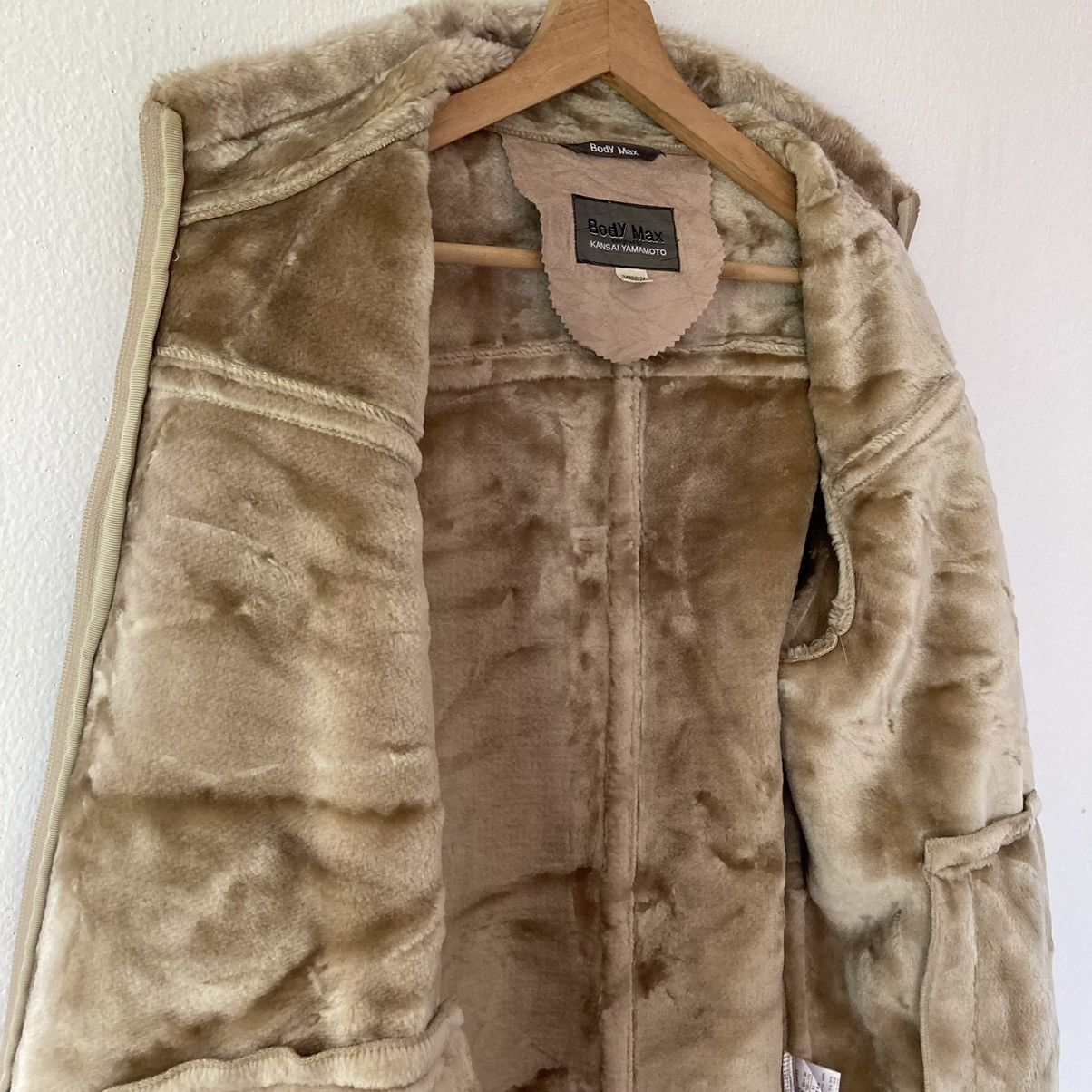 Kansai Yamamoto Shearling Suede Jacket