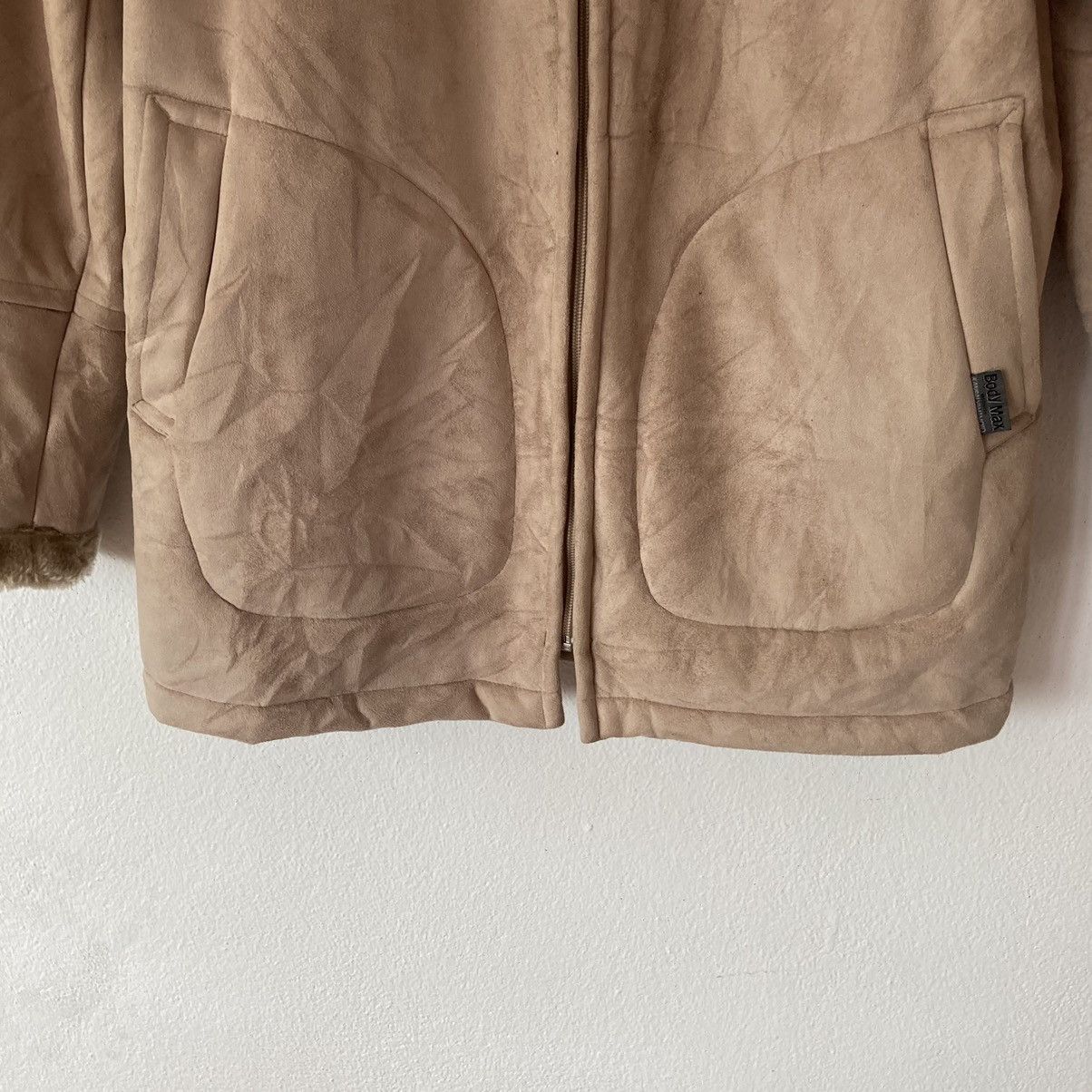 Kansai Yamamoto Shearling Suede Jacket