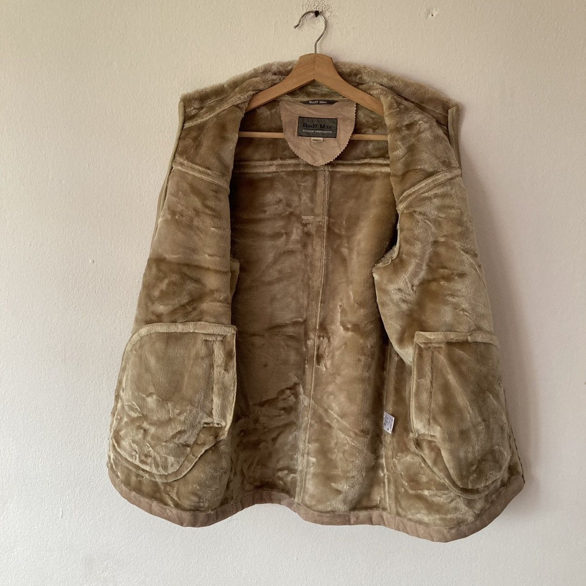 Kansai Yamamoto Shearling Suede Jacket