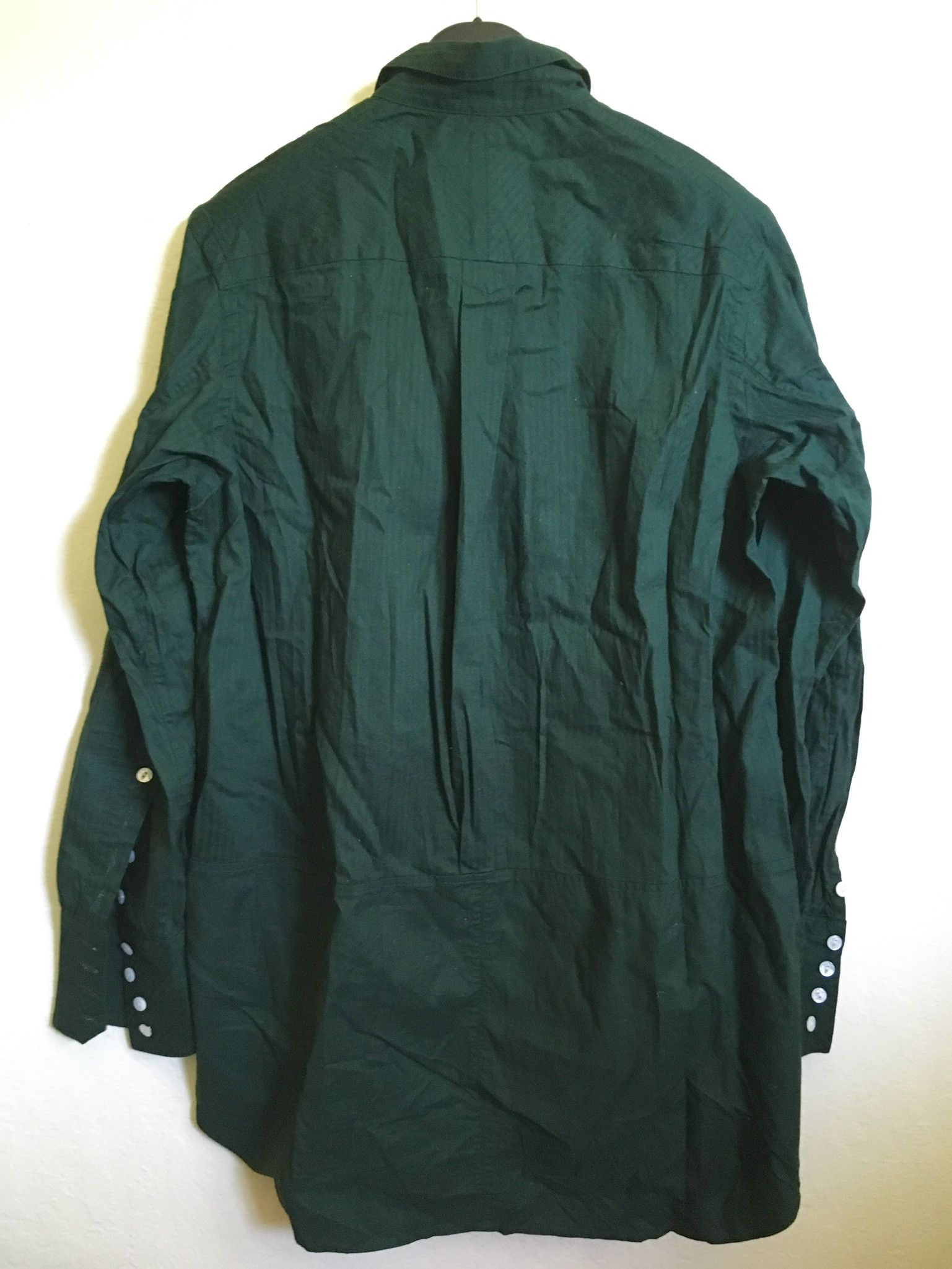 Number (N)ine Number Nine 2009 s/s “Lonesome Heroes” green dress shirt Size US M / EU 48-50 / 2 - 2 Thumbnail