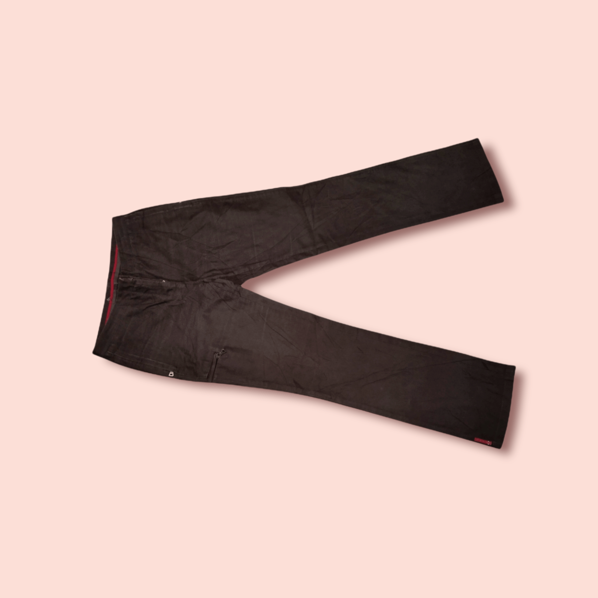 Prada × Vintage VINTAGE PRADA DARK BROWN CASUAL PANTS Size US 28 / EU 44 - 6 Thumbnail