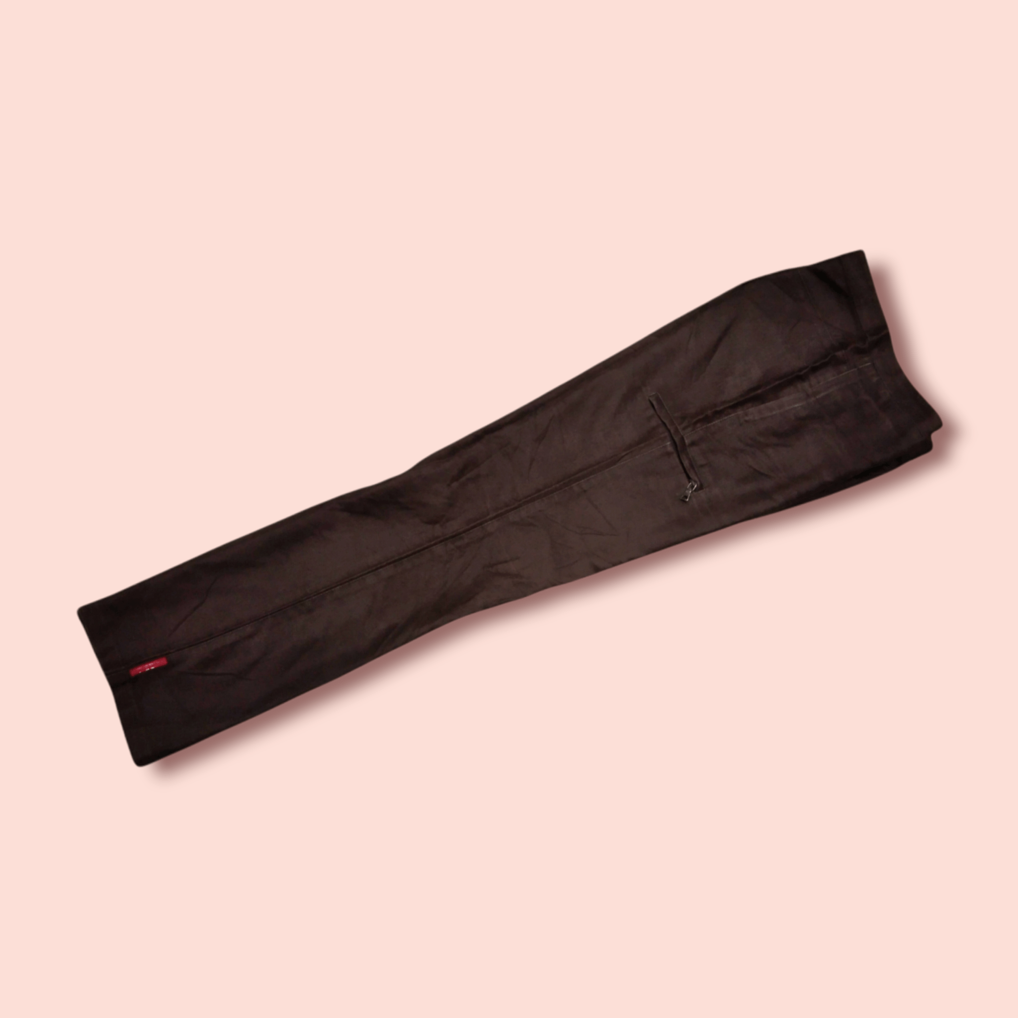 Prada × Vintage VINTAGE PRADA DARK BROWN CASUAL PANTS Size US 28 / EU 44 - 11 Thumbnail