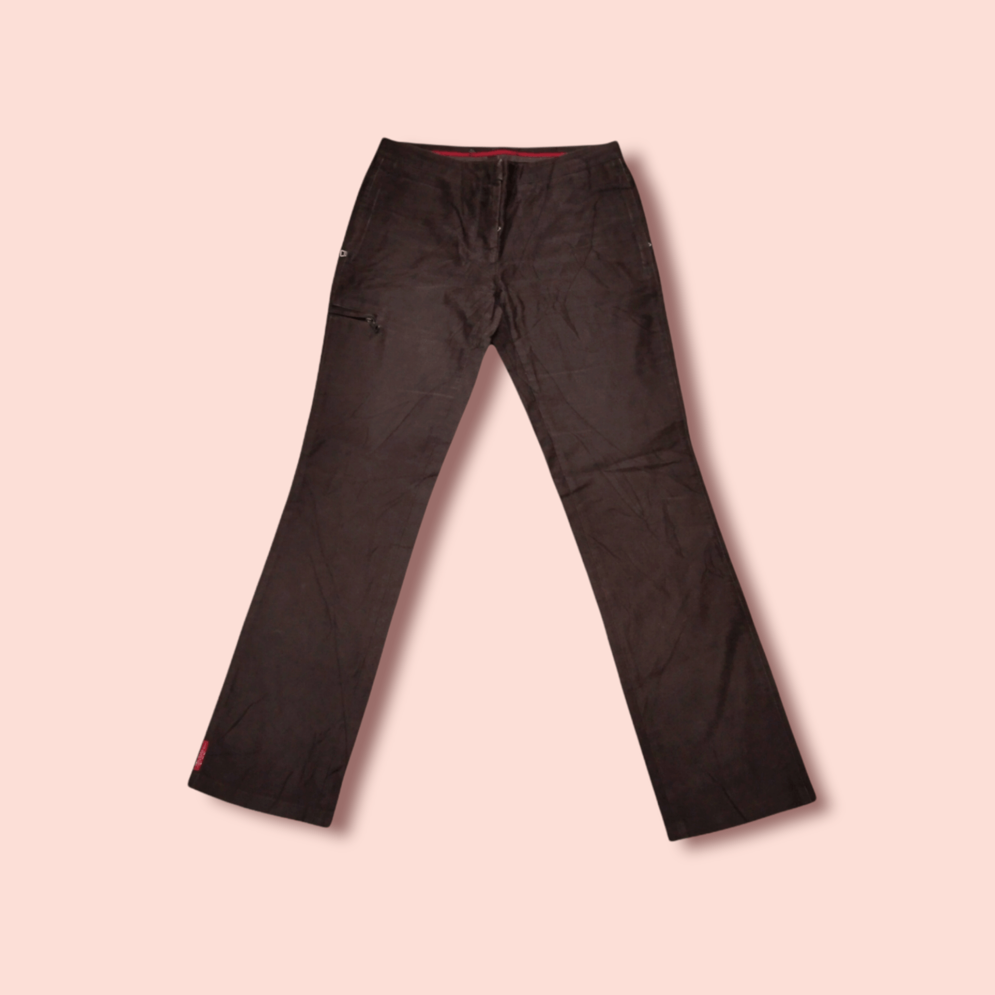 Prada × Vintage VINTAGE PRADA DARK BROWN CASUAL PANTS Size US 28 / EU 44 - 1 Thumbnail