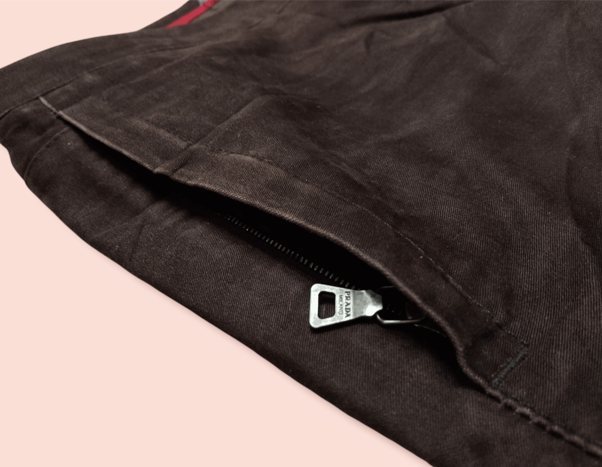 Prada × Vintage VINTAGE PRADA DARK BROWN CASUAL PANTS Size US 28 / EU 44 - 22 Thumbnail