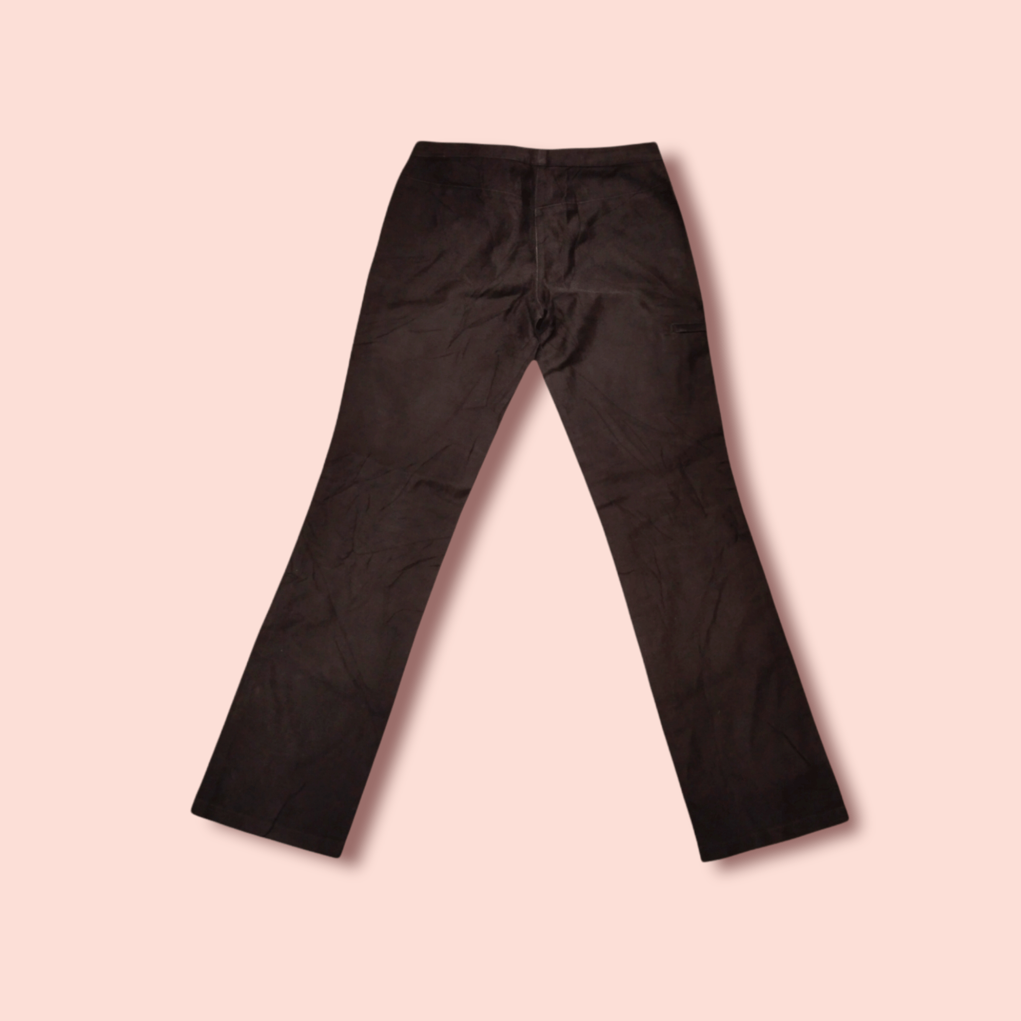 Prada × Vintage VINTAGE PRADA DARK BROWN CASUAL PANTS Size US 28 / EU 44 - 5 Thumbnail
