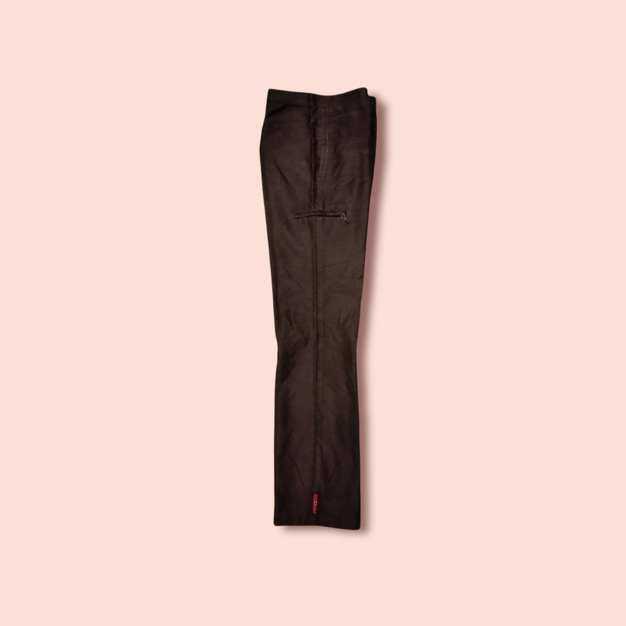 Prada × Vintage VINTAGE PRADA DARK BROWN CASUAL PANTS Size US 28 / EU 44 - 10 Thumbnail