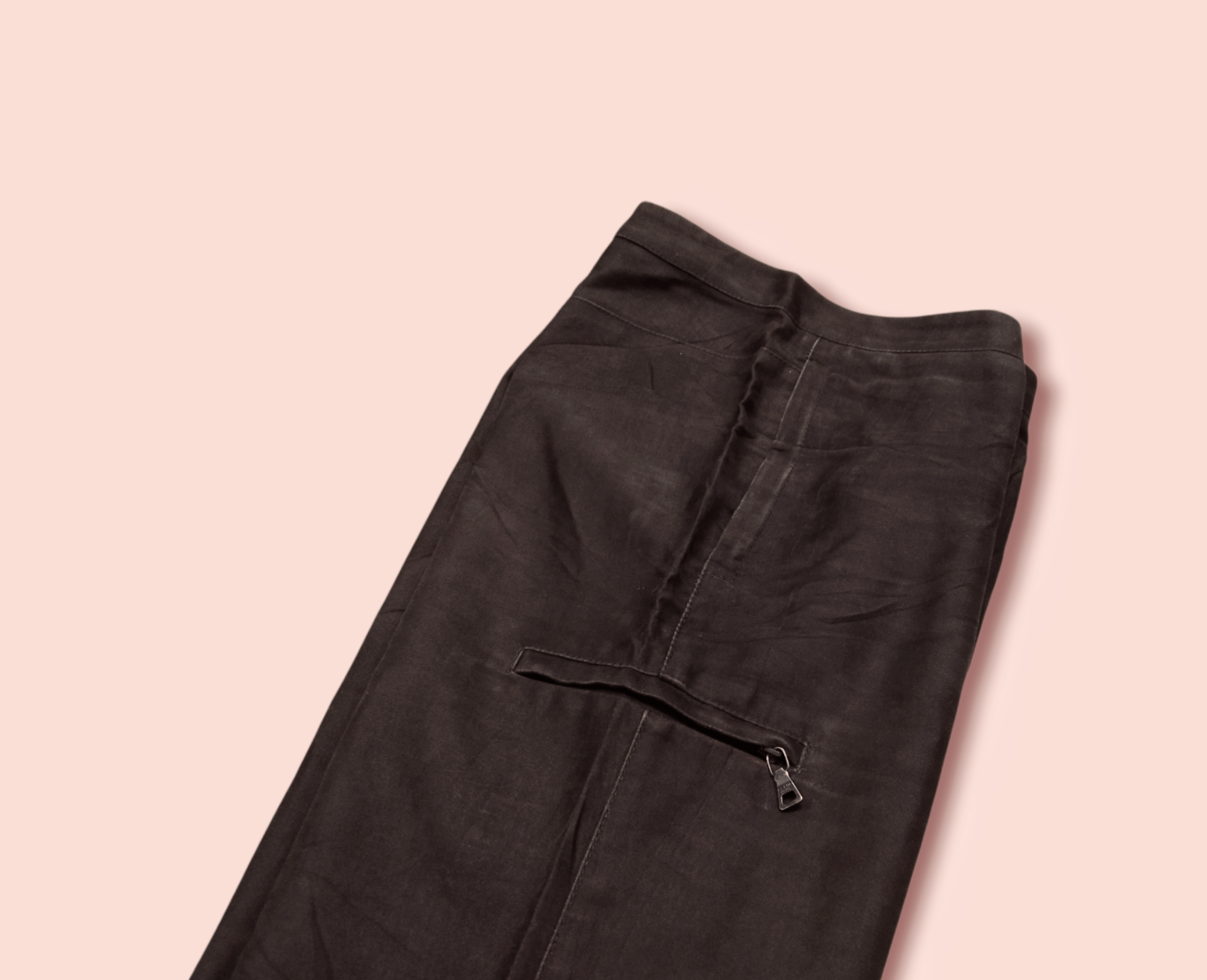 Prada × Vintage VINTAGE PRADA DARK BROWN CASUAL PANTS Size US 28 / EU 44 - 14 Thumbnail