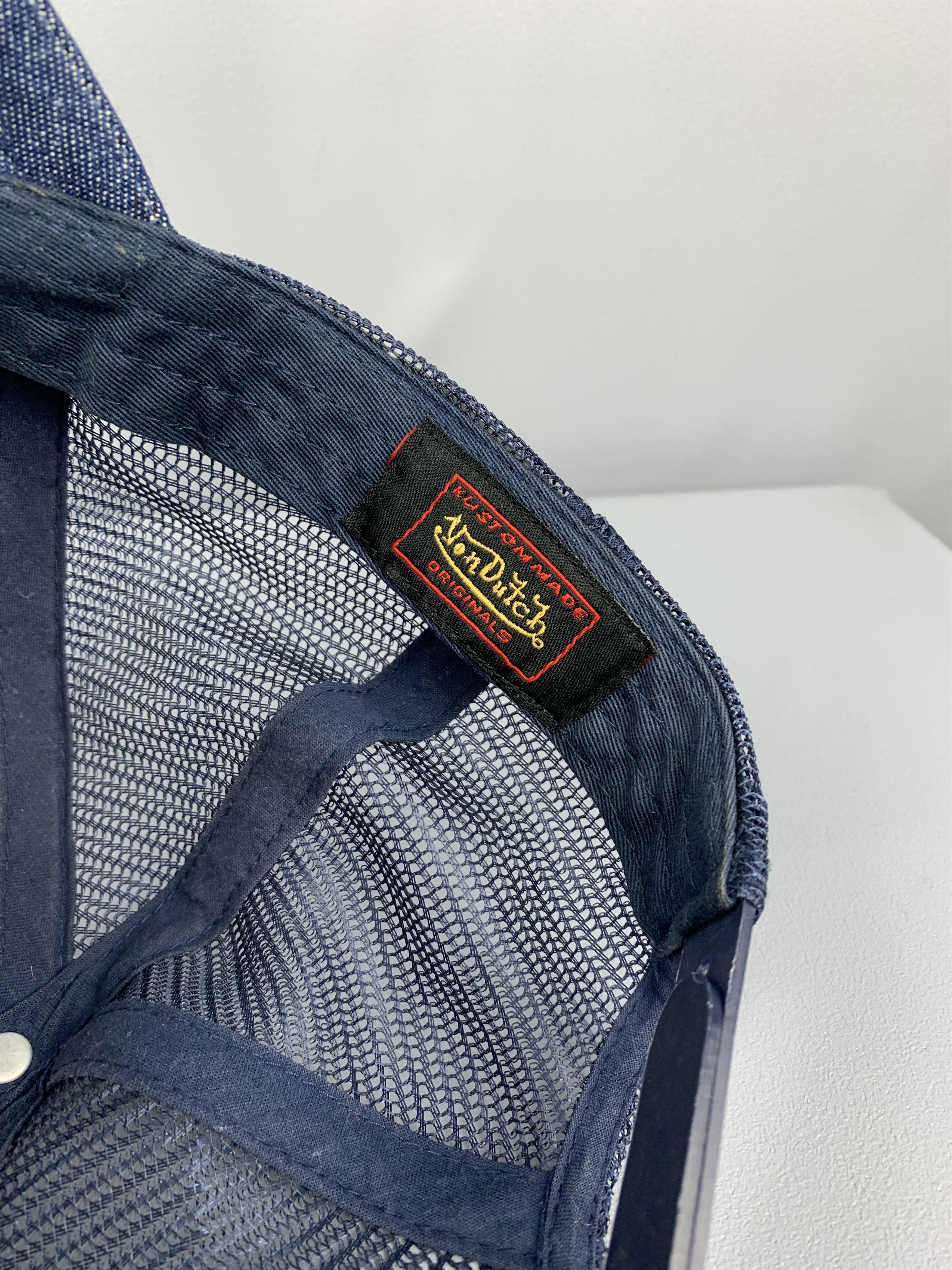 Vintage Vintage Von Dutch Denim Patch Adjustable Cap Kanye Travis Size ONE SIZE - 4 Thumbnail