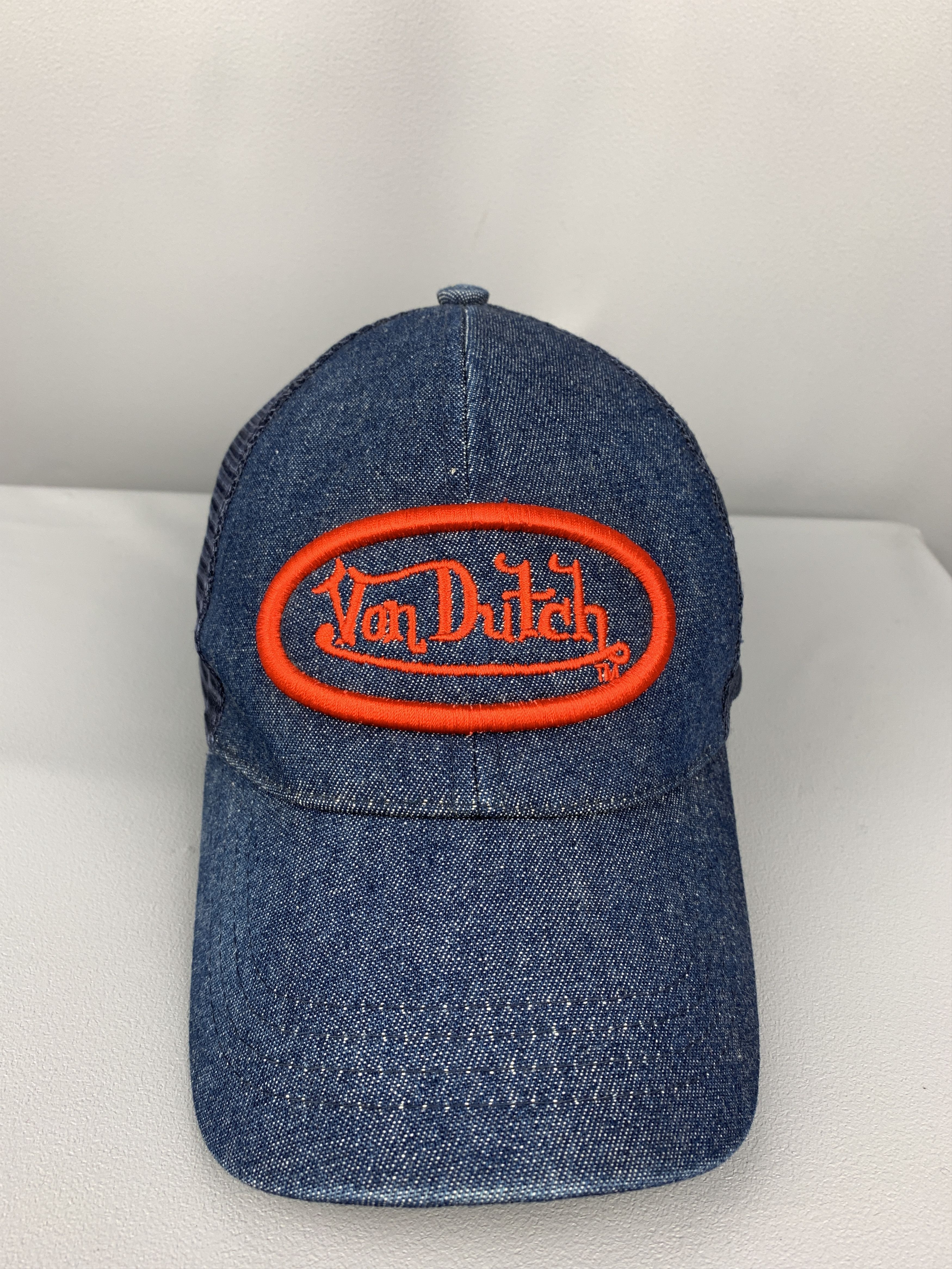 Vintage Vintage Von Dutch Denim Patch Adjustable Cap Kanye Travis Size ONE SIZE - 2 Thumbnail