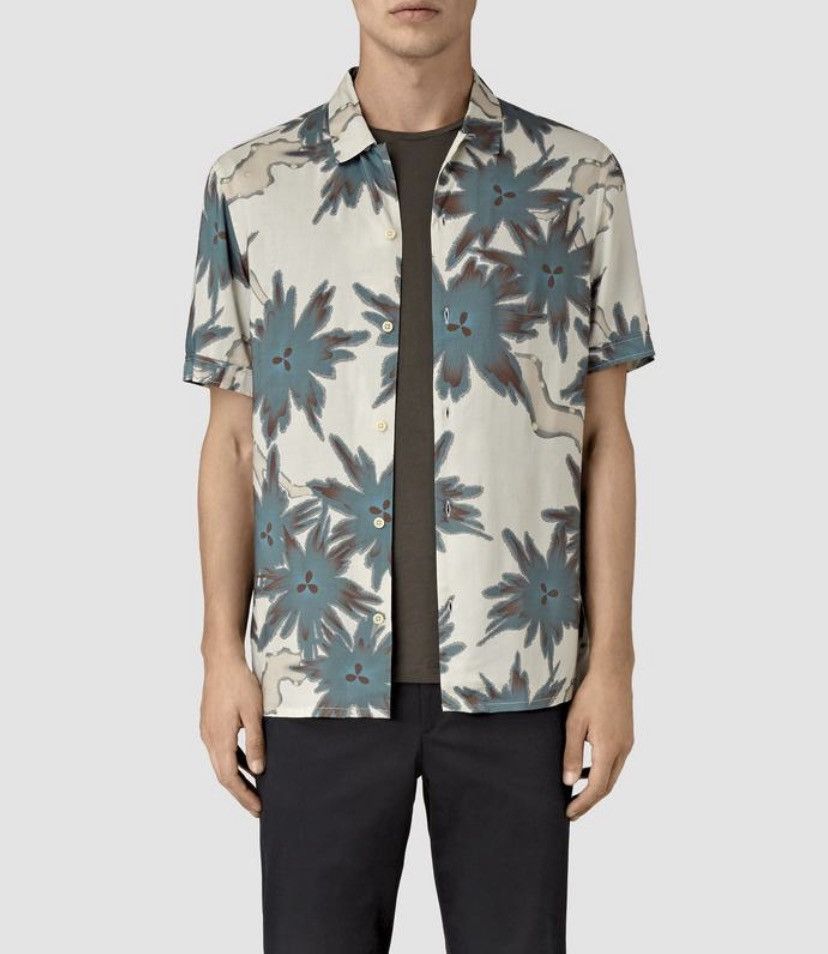 Allsaints Allsaints Zapata Shirt Camp collar Hawaiian Floral Size US M / EU 48-50 / 2 - 1 Thumbnail