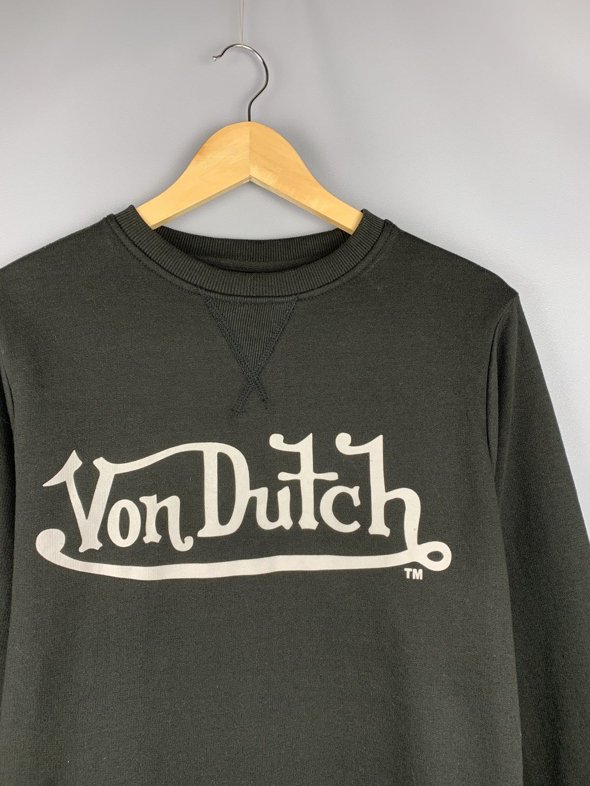 Vintage Von Dutch Big Logo Sweatshirt Size US M / EU 48-50 / 2 - 2 Thumbnail