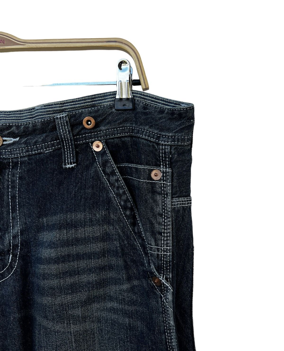 Japanese Brand Carpenter Pants Jeans Free Gate Size US 37 - 6 Thumbnail