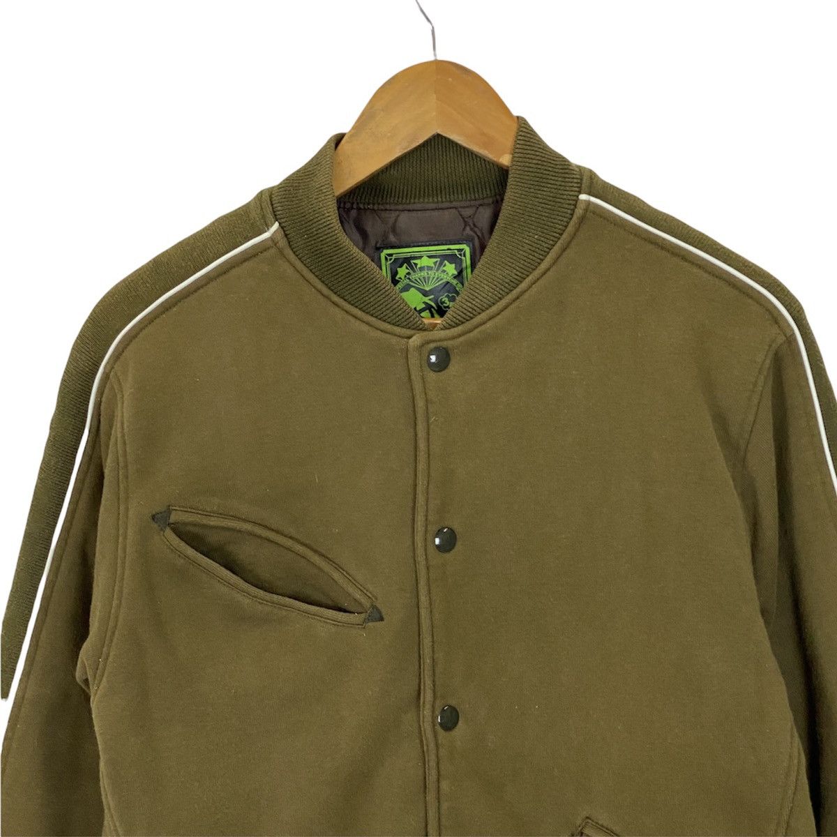 WHIZ LIMITED Whiz How Natural Varsity Jacket Made In Japan Size US S / EU 44-46 / 1 - 3 Thumbnail