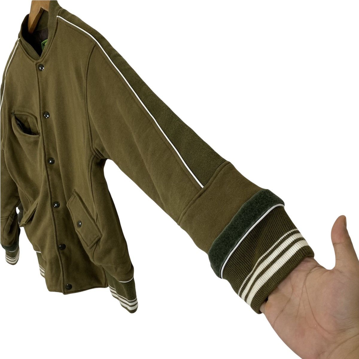 WHIZ LIMITED Whiz How Natural Varsity Jacket Made In Japan Size US S / EU 44-46 / 1 - 11 Thumbnail