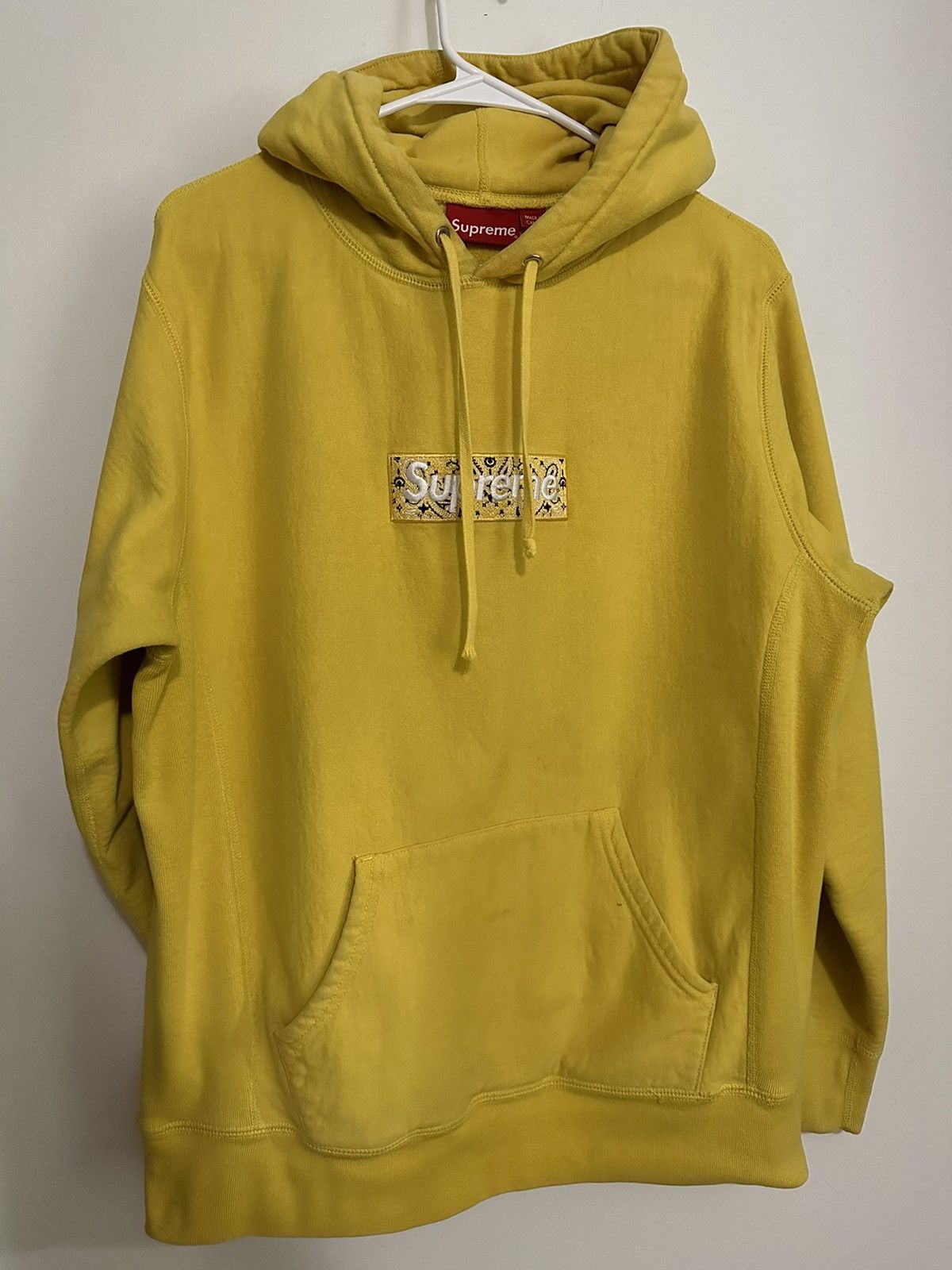 Bandana box logo hooded sweatshirt best sale