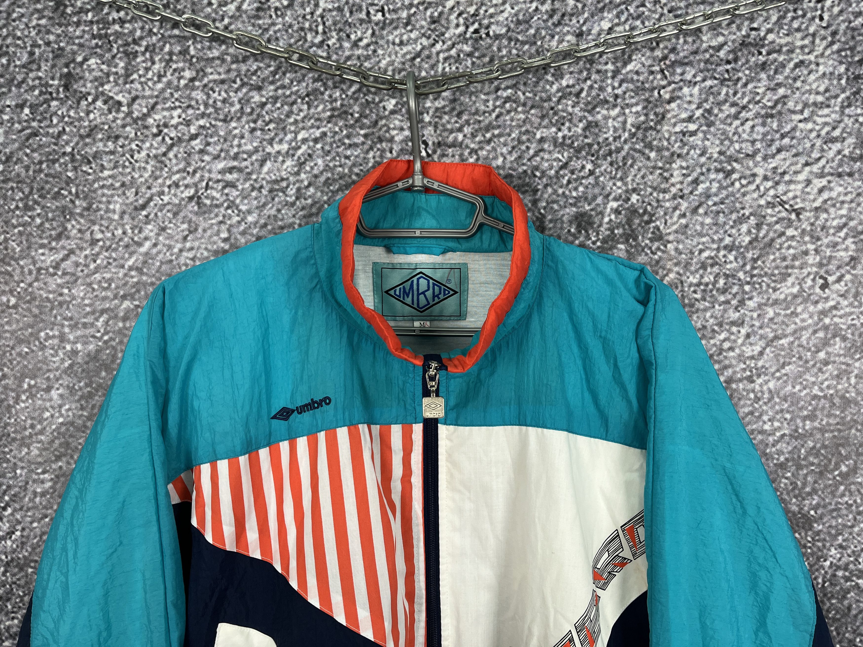 Umbro Men’s Vintage Umbro Nylon Track Jacket Retro Style Size M Size US M / EU 48-50 / 2 - 2 Thumbnail