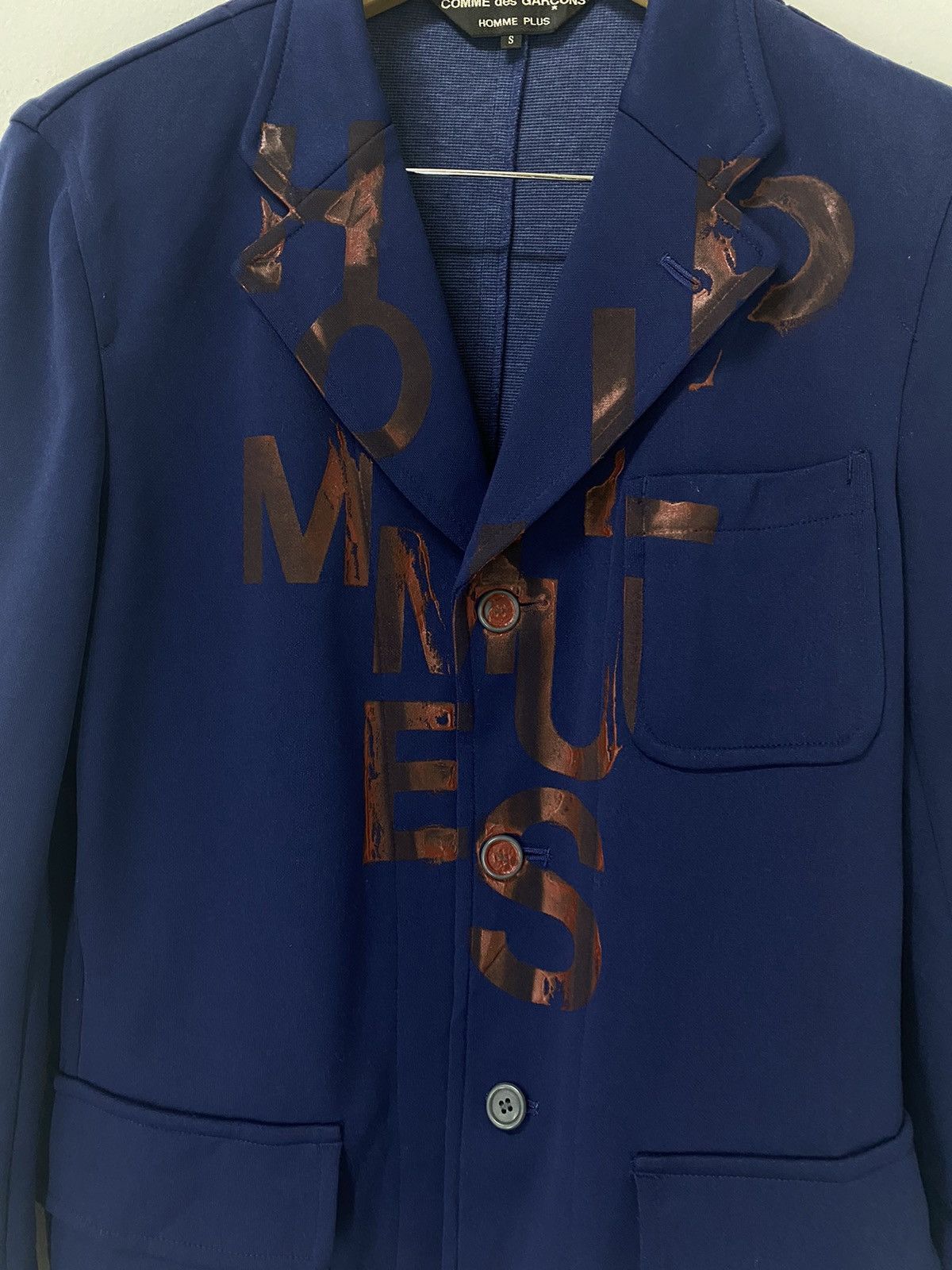 Comme des Garcons Comme Des Garçon Homme Plus AD2001 SS2002 Painted Jacket Size US S / EU 44-46 / 1 - 1 Thumbnail