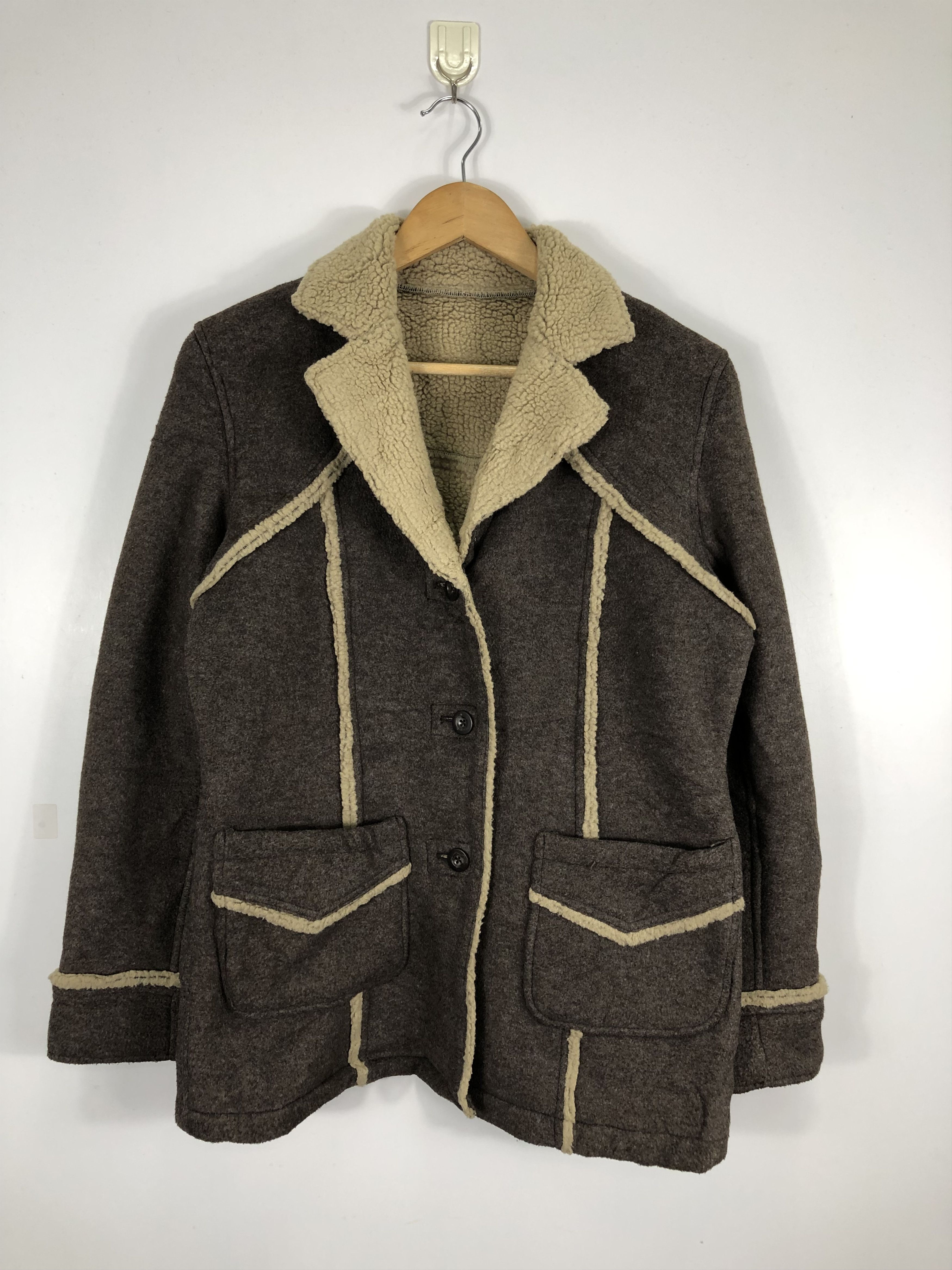 Japanese Brand × Vintage Vintage Japanese Brand Sherpa Jacket Size US M / EU 48-50 / 2 - 1 Thumbnail