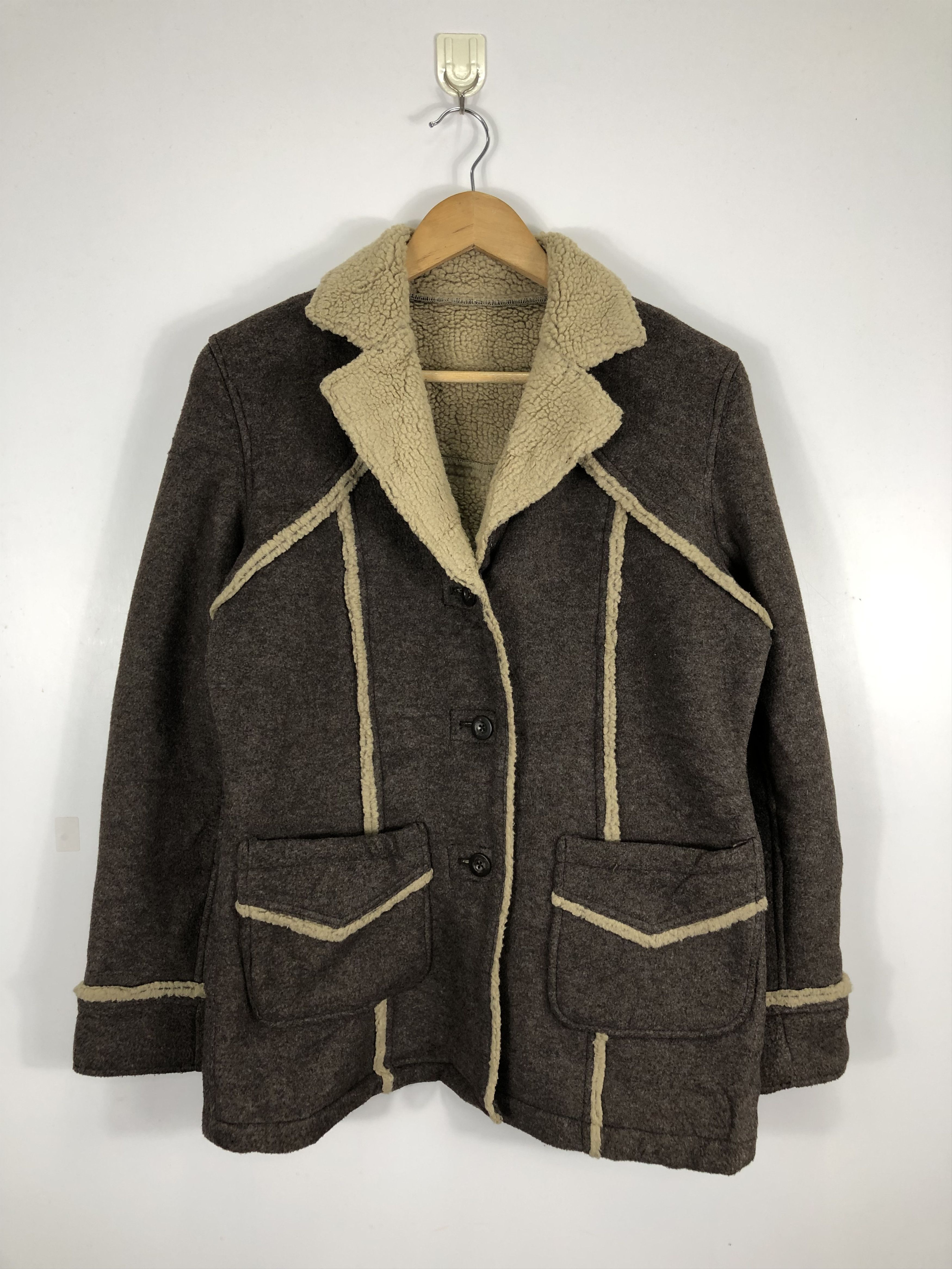 Japanese Brand × Vintage Vintage Japanese Brand Sherpa Jacket Size US M / EU 48-50 / 2 - 2 Thumbnail
