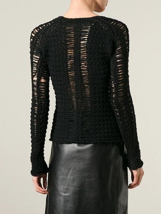 Balmain open-knit sweater Size XS / US 0-2 / IT 36-38 - 9 Thumbnail