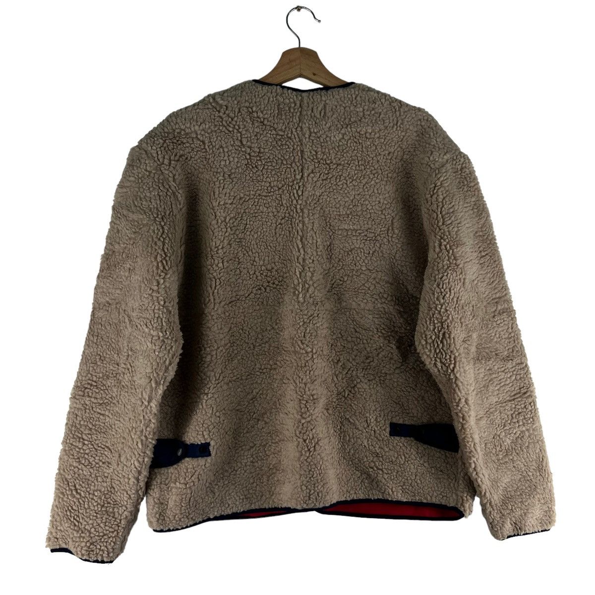 Japanese Brand VINTAGE NEEDLE POINT JAPAN FLEECE SHERPA JACKET Size US M / EU 48-50 / 2 - 2 Thumbnail