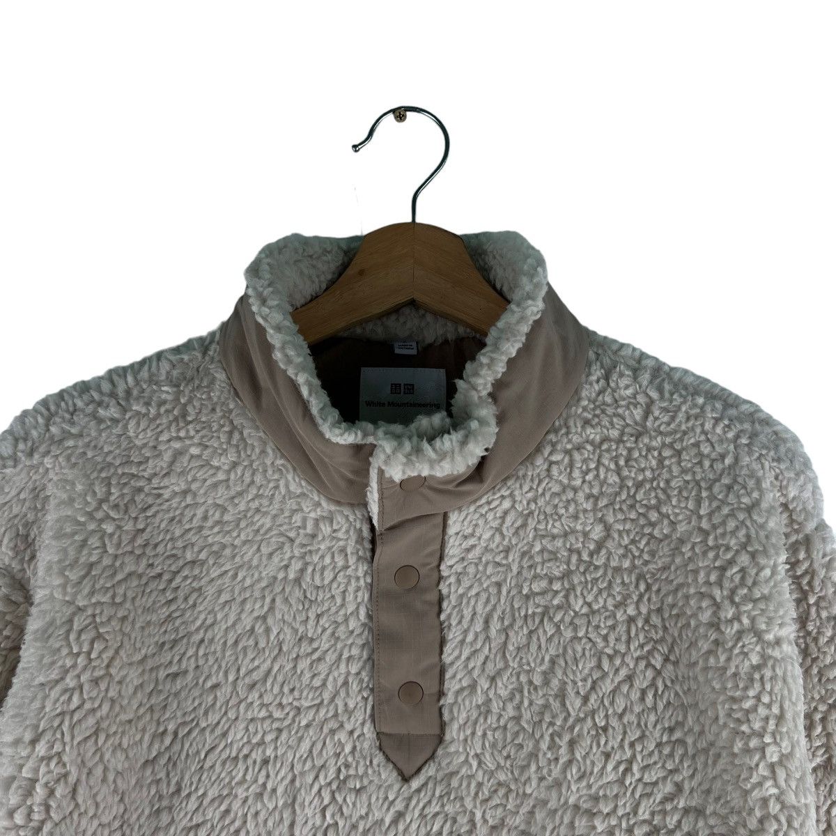 Japanese Brand VINTAGE FLEECE SHERPA JACKET WHITE MOUNTAINEERING JAPAN MADE Size US M / EU 48-50 / 2 - 2 Thumbnail