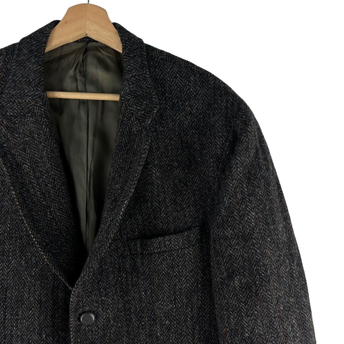 Harris Tweed VINTAGE HARRIS TWEED WOOL JACKET DOUBLE BREAST Size US M / EU 48-50 / 2 - 2 Thumbnail