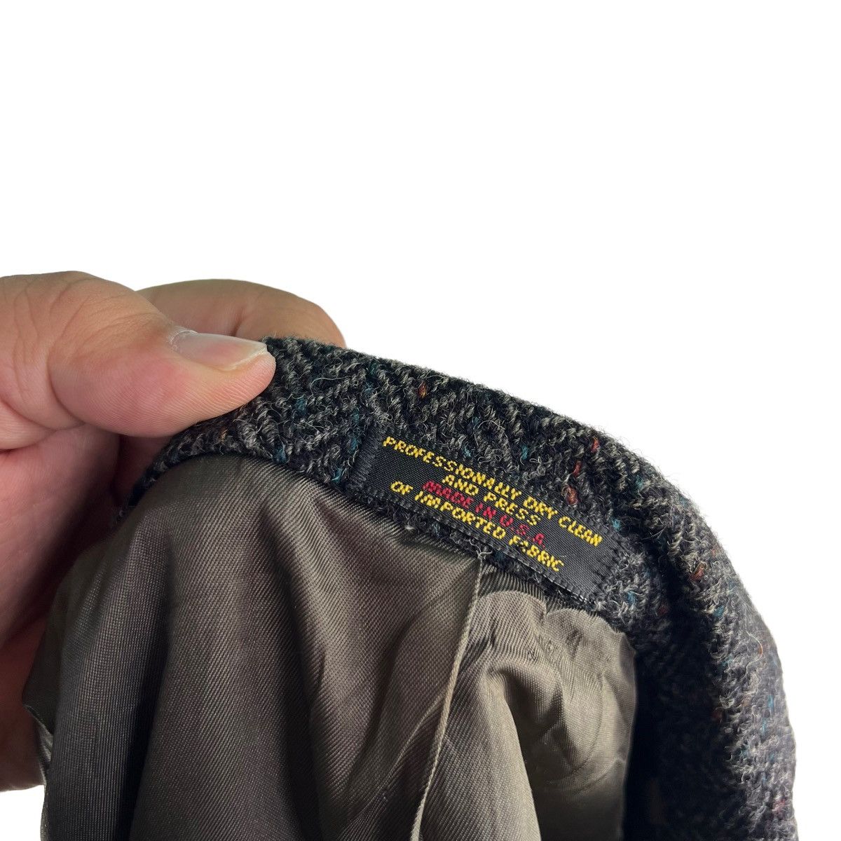 Harris Tweed VINTAGE HARRIS TWEED WOOL JACKET DOUBLE BREAST Size US M / EU 48-50 / 2 - 8 Thumbnail