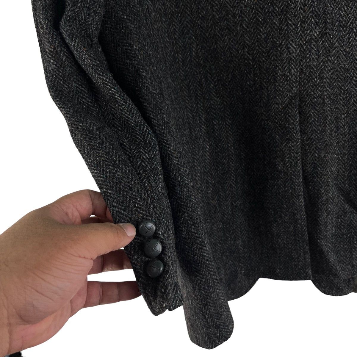 Harris Tweed VINTAGE HARRIS TWEED WOOL JACKET DOUBLE BREAST Size US M / EU 48-50 / 2 - 5 Thumbnail