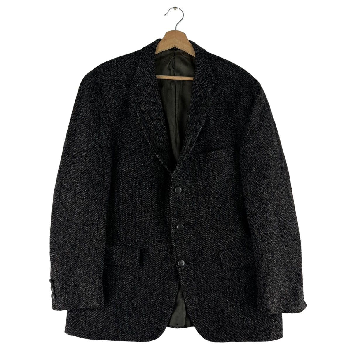 Harris Tweed VINTAGE HARRIS TWEED WOOL JACKET DOUBLE BREAST Size US M / EU 48-50 / 2 - 1 Thumbnail