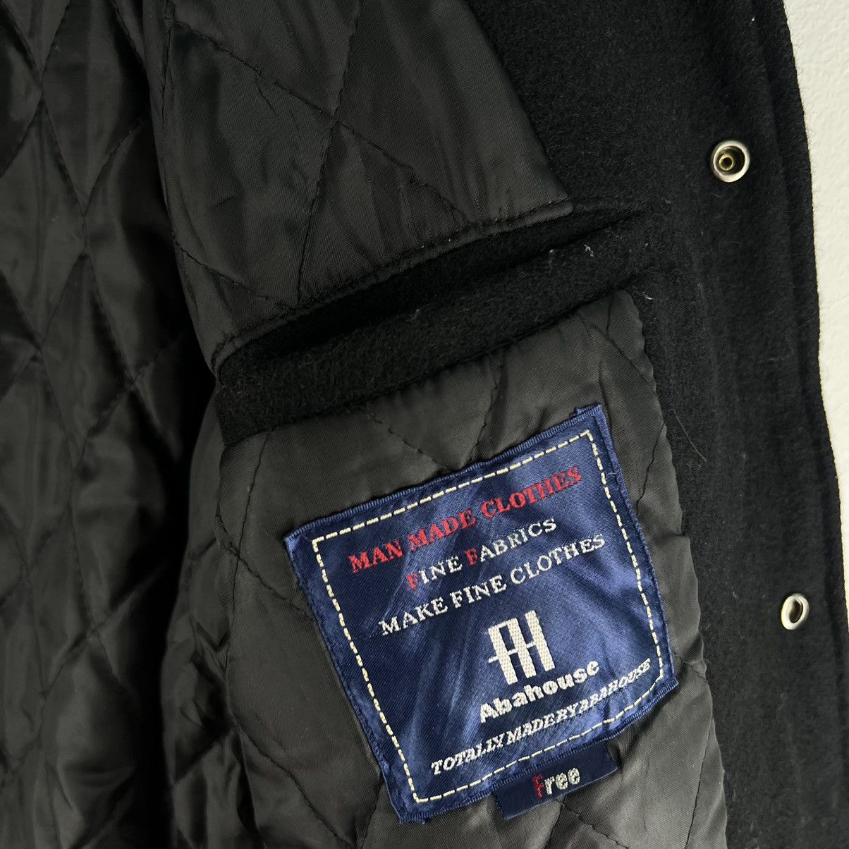 Japanese Brand VINTAGE VARSITY JACKET ABAH HOUSE LEATHER INSPIRED RAFFSIMON Size US L / EU 52-54 / 3 - 11 Thumbnail