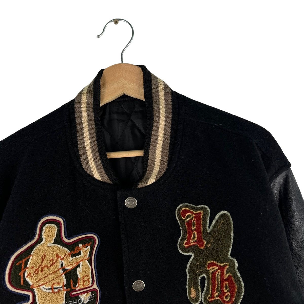 Japanese Brand VINTAGE VARSITY JACKET ABAH HOUSE LEATHER INSPIRED RAFFSIMON Size US L / EU 52-54 / 3 - 7 Thumbnail