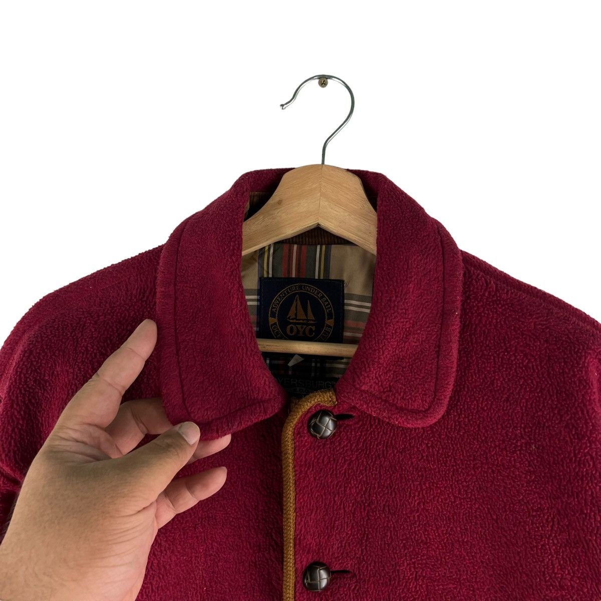 Japanese Brand VINTAGE WOOL JACKET OCEAN YOUTH CLUB BUTTON JACKET Size US M / EU 48-50 / 2 - 2 Thumbnail