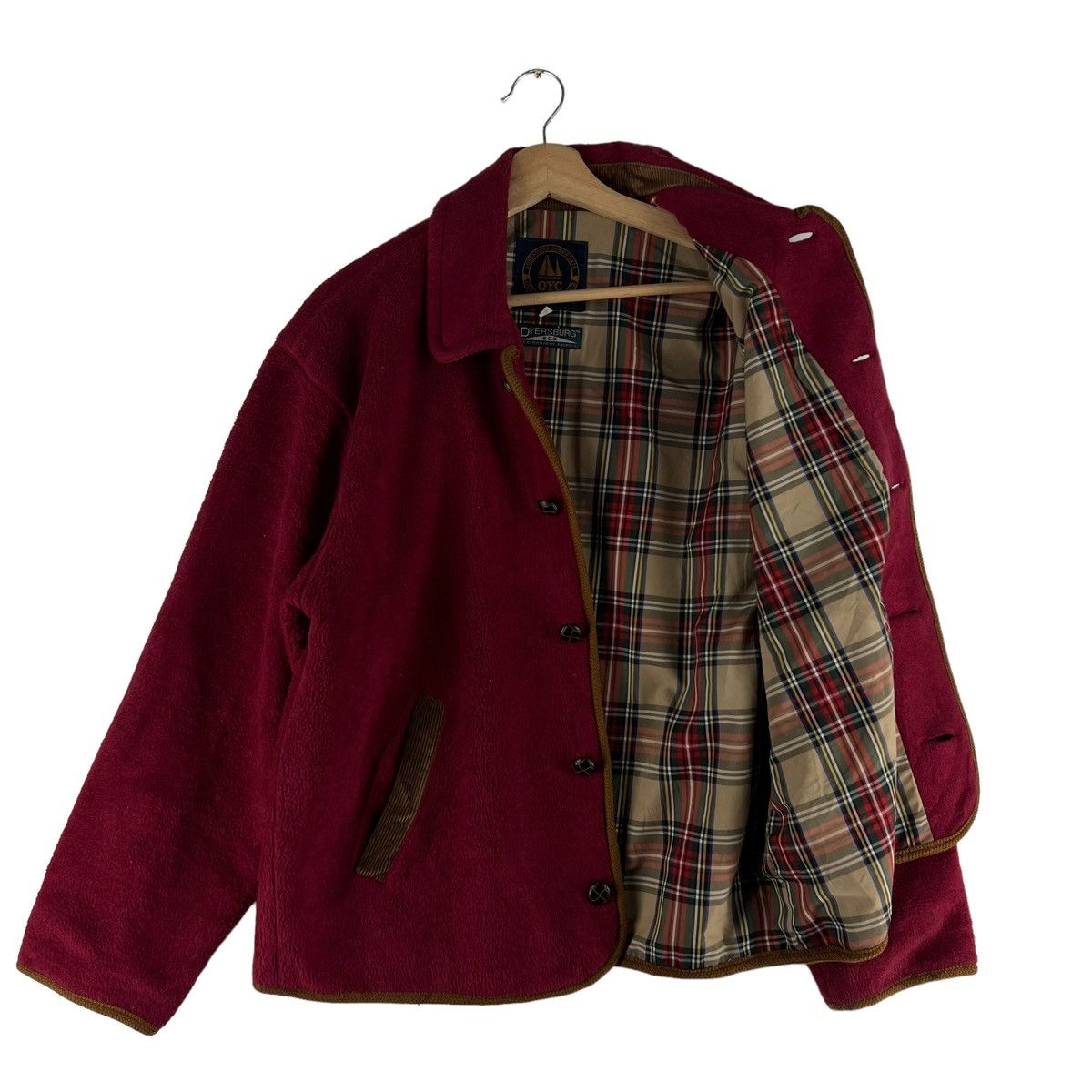 Japanese Brand VINTAGE WOOL JACKET OCEAN YOUTH CLUB BUTTON JACKET Size US M / EU 48-50 / 2 - 9 Thumbnail