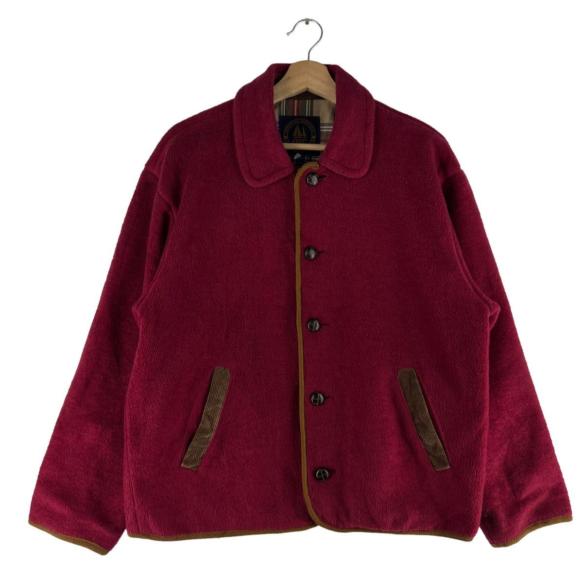 Japanese Brand VINTAGE WOOL JACKET OCEAN YOUTH CLUB BUTTON JACKET Size US M / EU 48-50 / 2 - 1 Thumbnail