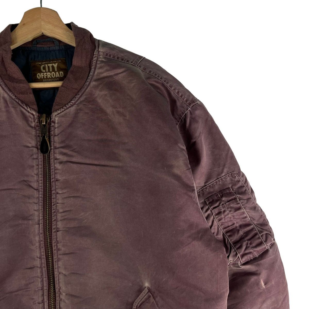 Japanese Brand VINTAGE RIOT RIOT BOMBER JACKET CITY OFFEOAD MILITARY Size US L / EU 52-54 / 3 - 6 Thumbnail