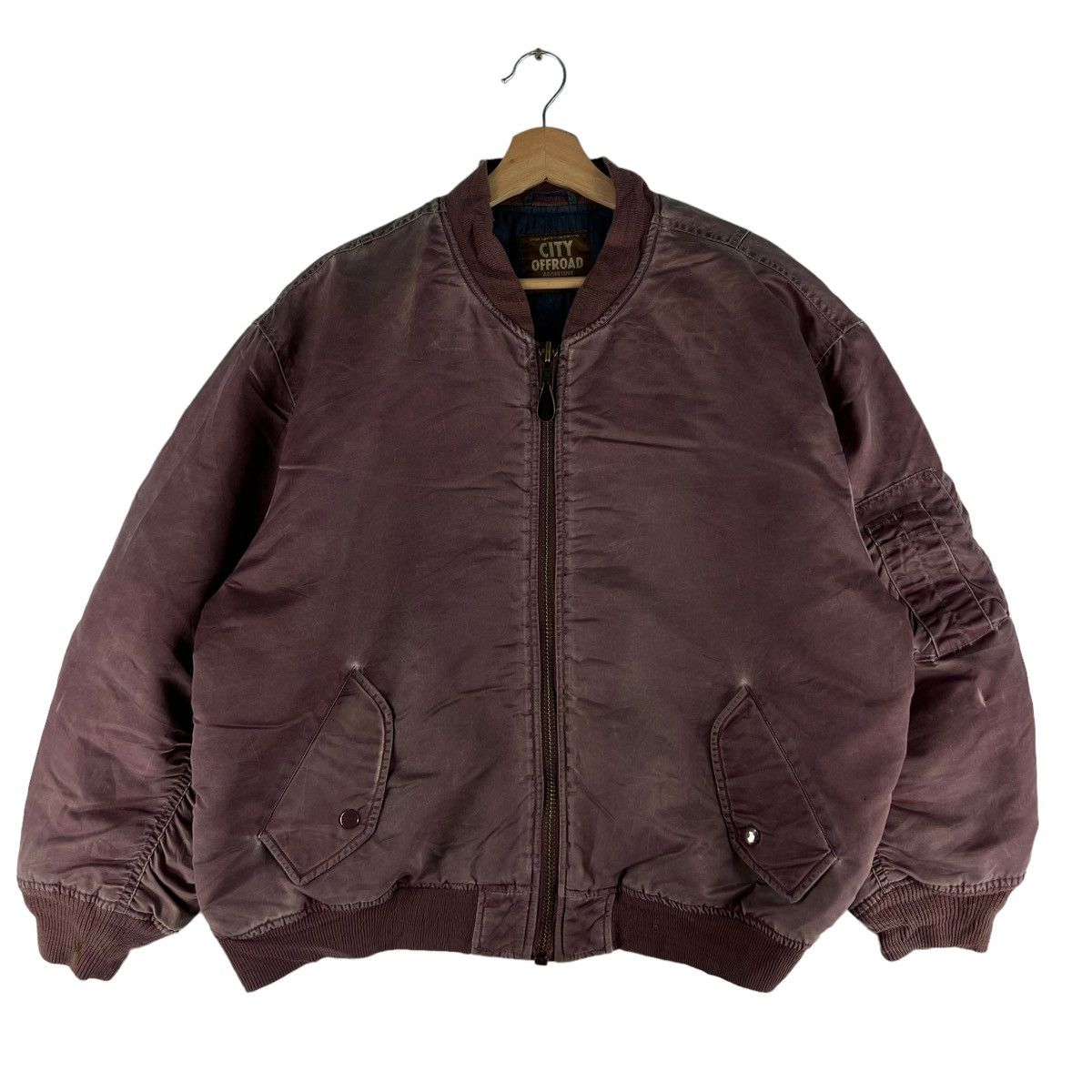 Japanese Brand VINTAGE RIOT RIOT BOMBER JACKET CITY OFFEOAD MILITARY Size US L / EU 52-54 / 3 - 1 Thumbnail
