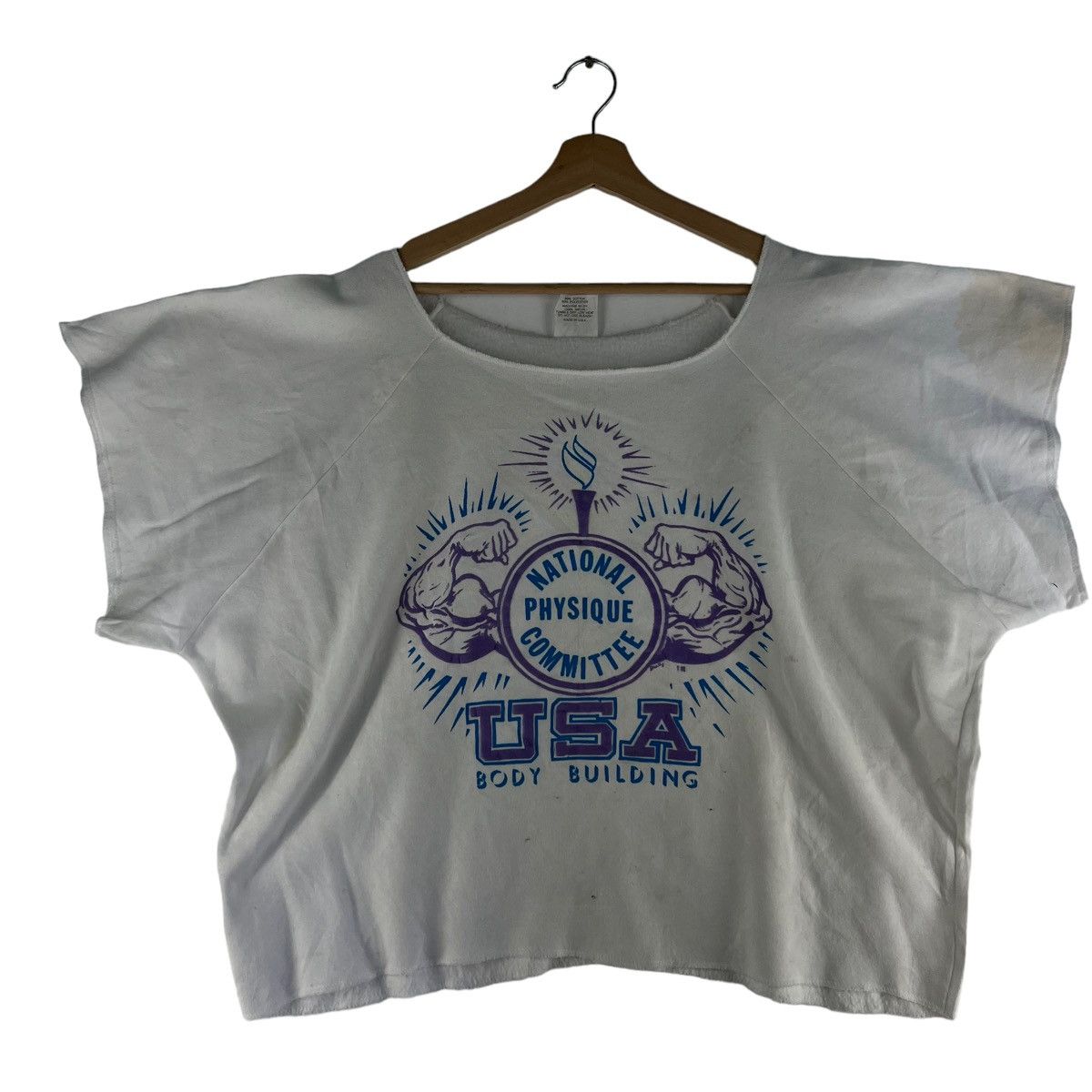 Vintage VINTAGE SWEATSHIRT GYM WEAR BIG LOGO USA MADE Size US L / EU 52-54 / 3 - 1 Thumbnail