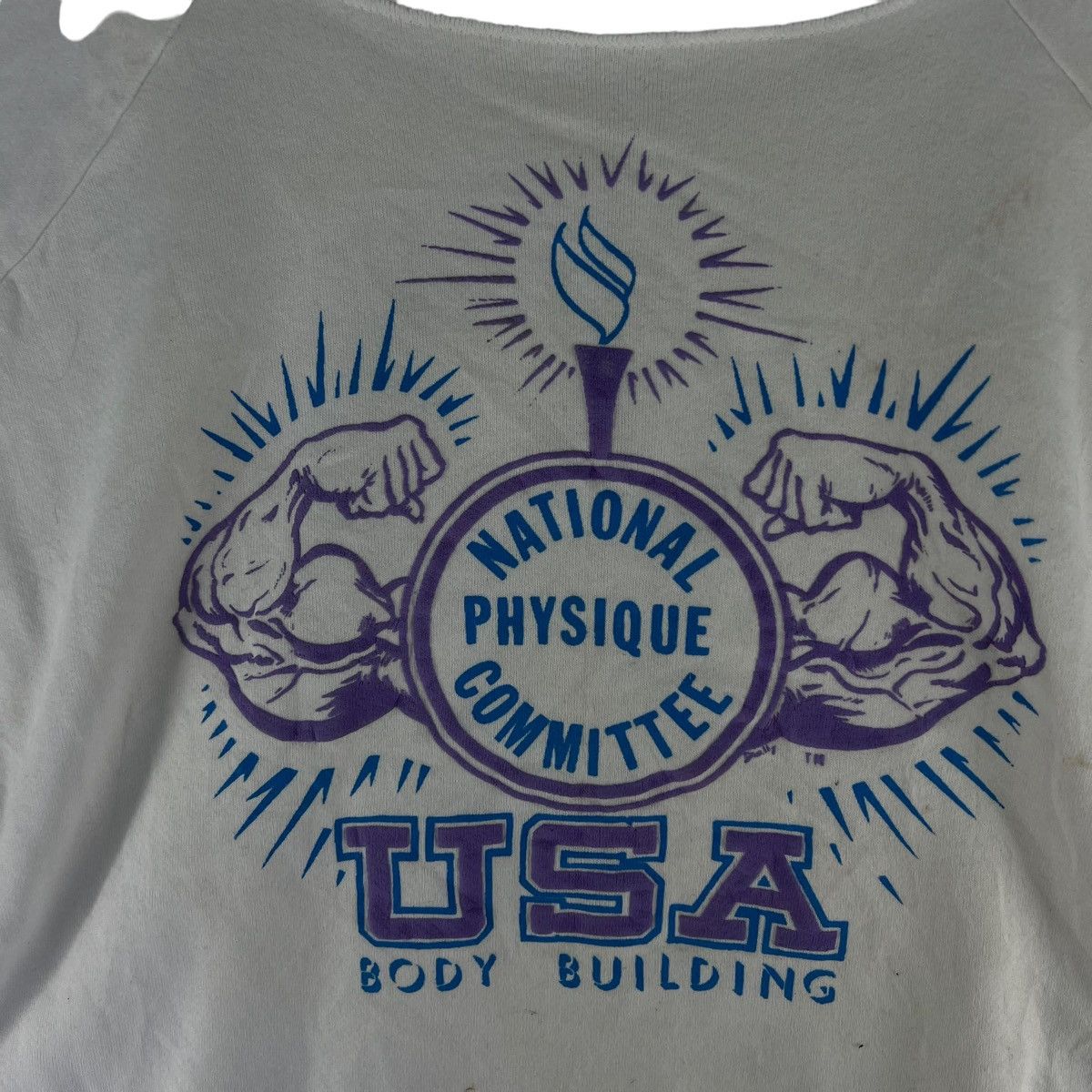 Vintage VINTAGE SWEATSHIRT GYM WEAR BIG LOGO USA MADE Size US L / EU 52-54 / 3 - 2 Thumbnail