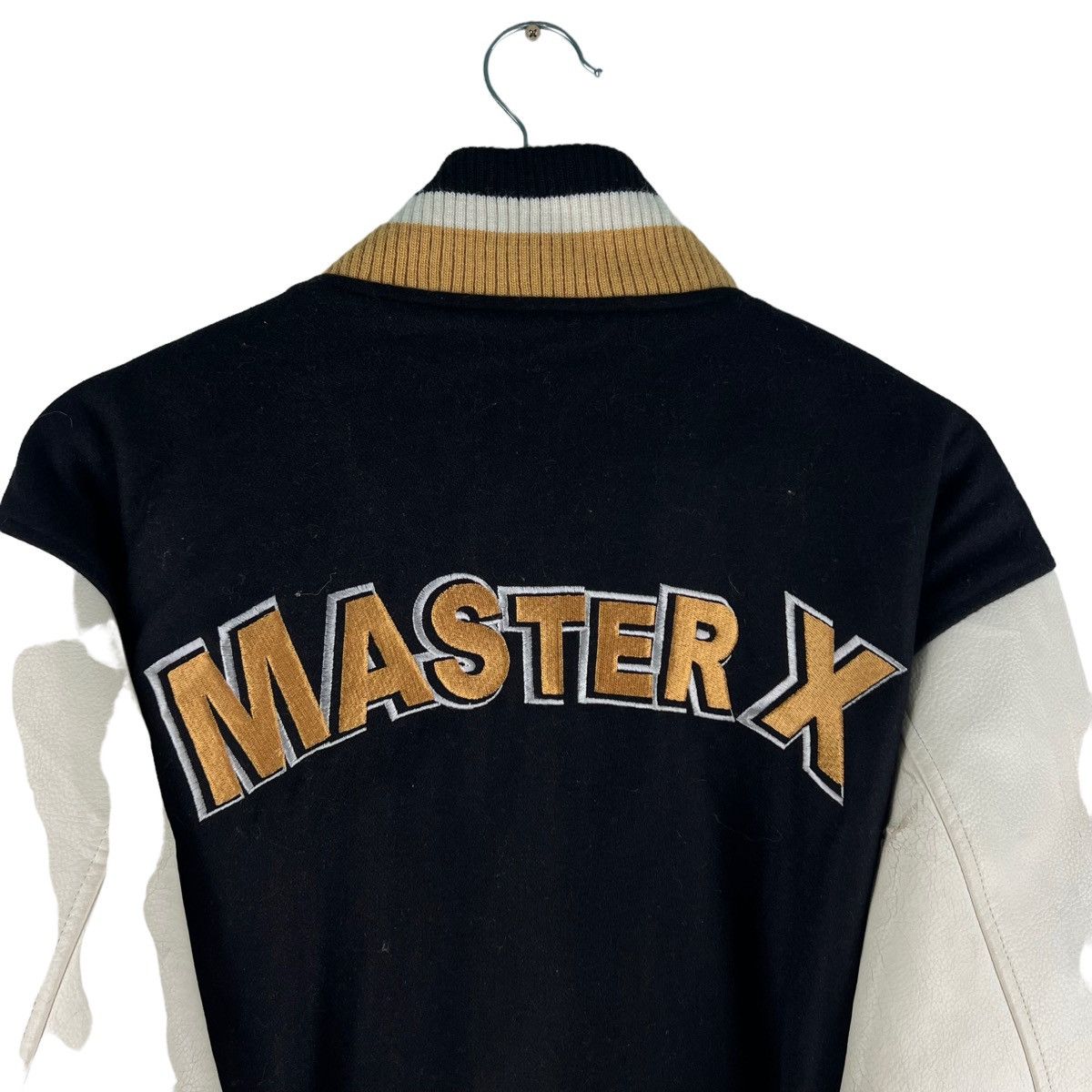 Vintage VINTAGE VARSITY JACKET MASTER X BIG LOGO LEATHER Size US L / EU 52-54 / 3 - 9 Thumbnail